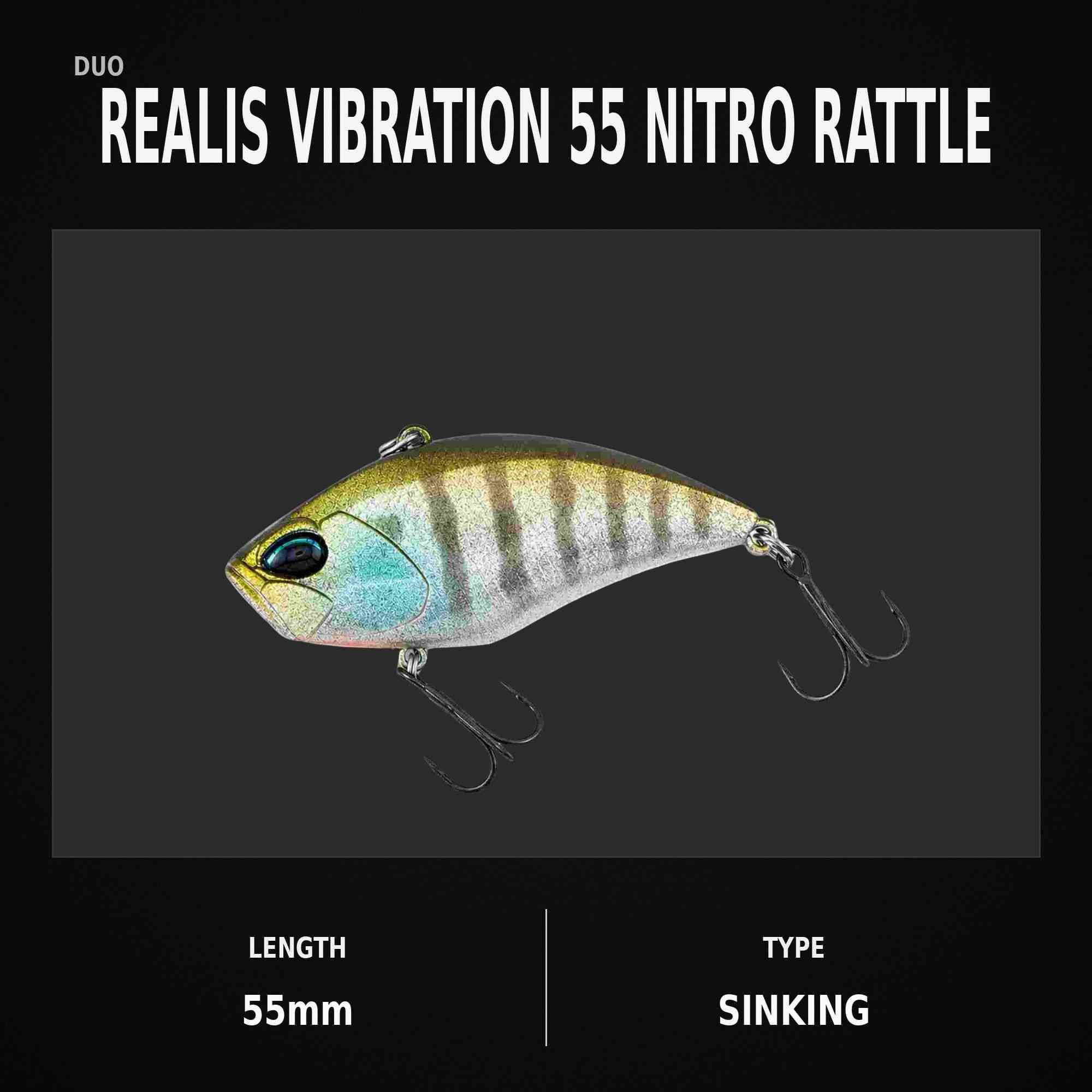 Duo Realis Vibration 55 Nitro Rattle Sinking Lure CCC3351 (7243)
