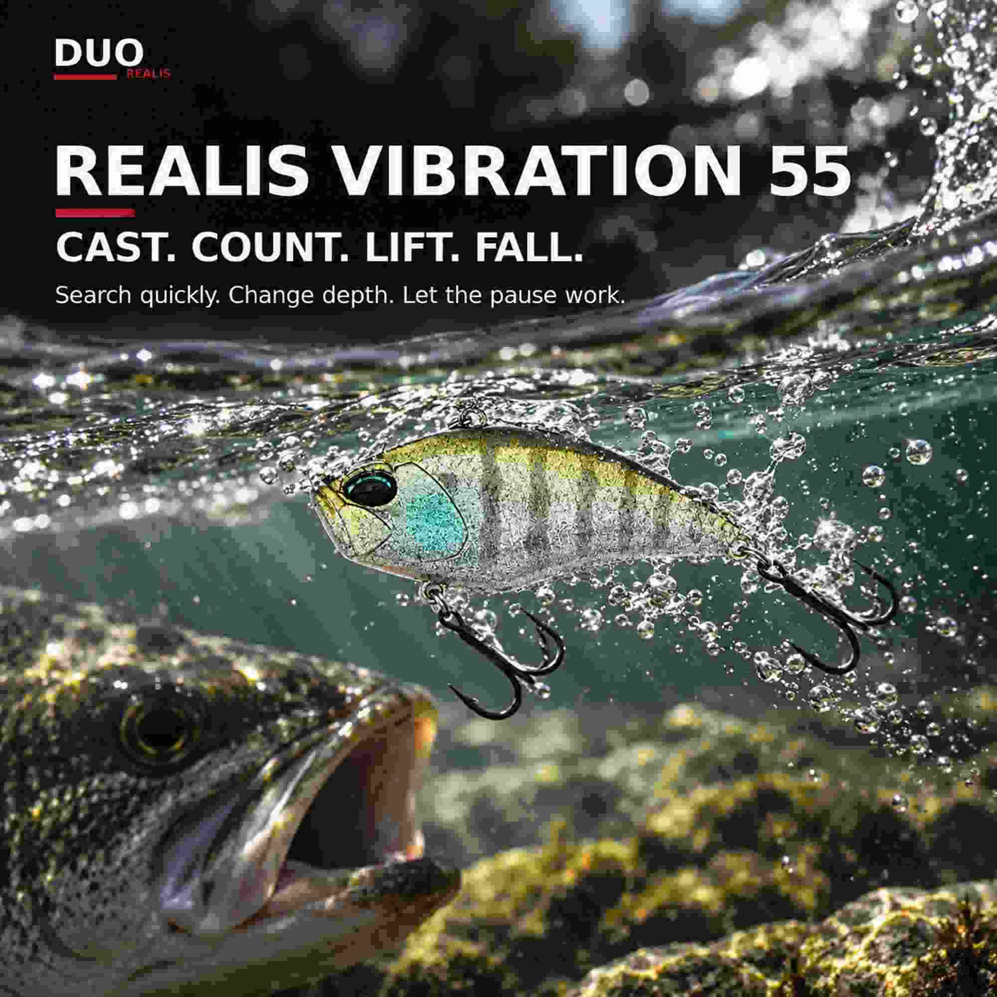 Duo Realis Vibration 55 Nitro Rattle Sinking Lure CCC3351 (7243)