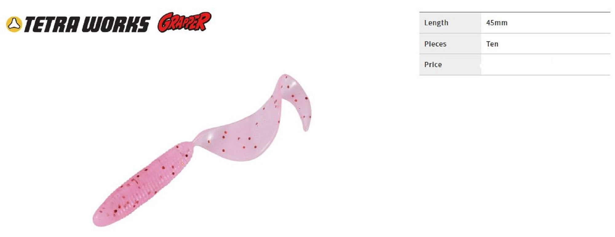 Duo Soft Lure Tetra Works Grapper 45mm 12 per pack S524 (5330)