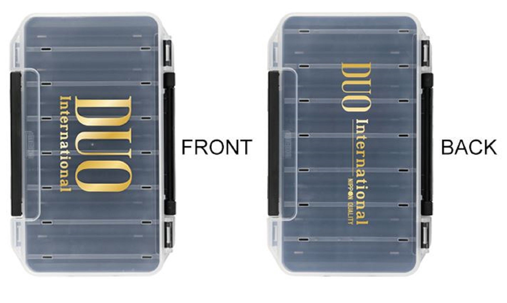 Duo Meiho Tackle Box Reversible 100 200 x 126 x 36 mm Black Gold (8478)