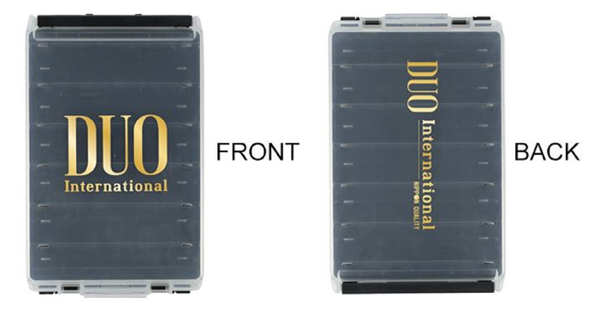 Duo Meiho Tackle Box Reversible 120 120 x 125 x 35 mm Black Gold (8485)