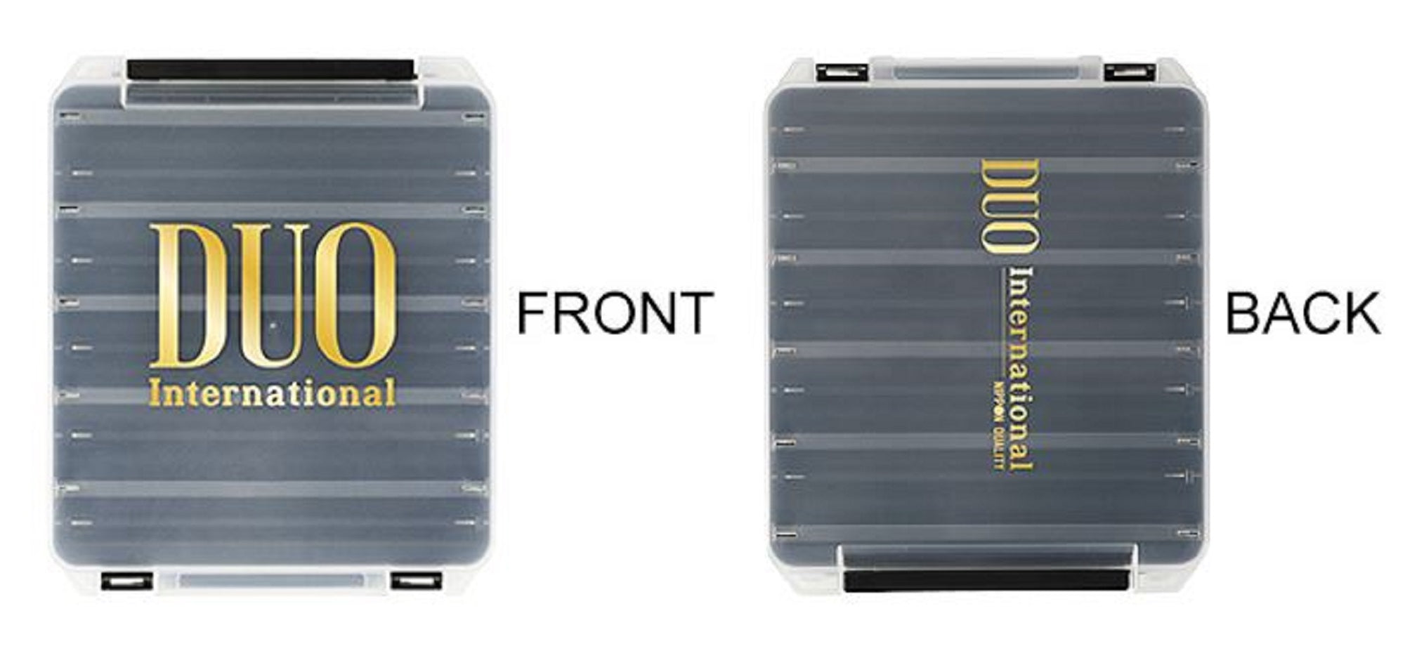 Duo Meiho Tackle Box Reversible 160 206 x 170 x 44 mm Black Gold (8508)