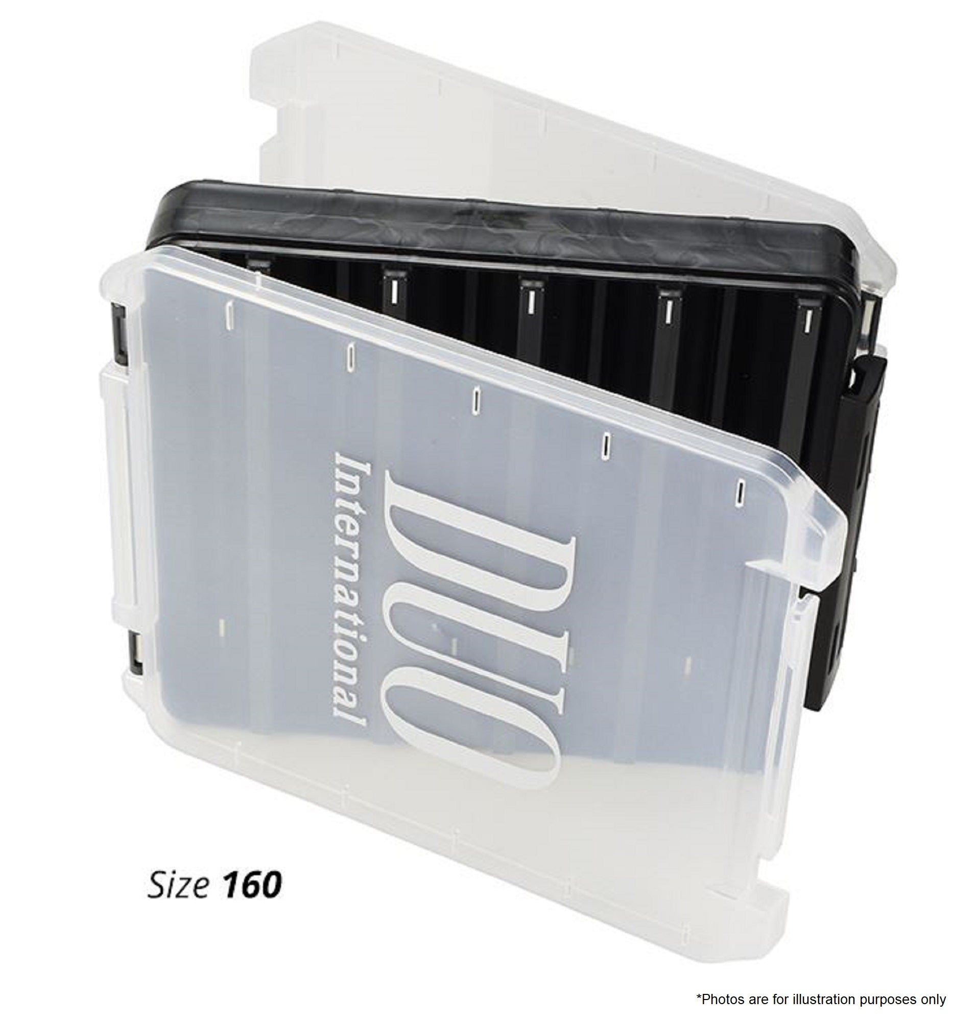 Duo Meiho Tackle Box Reversible 160 206 x 170 x 44 mm Black Gold (8508)