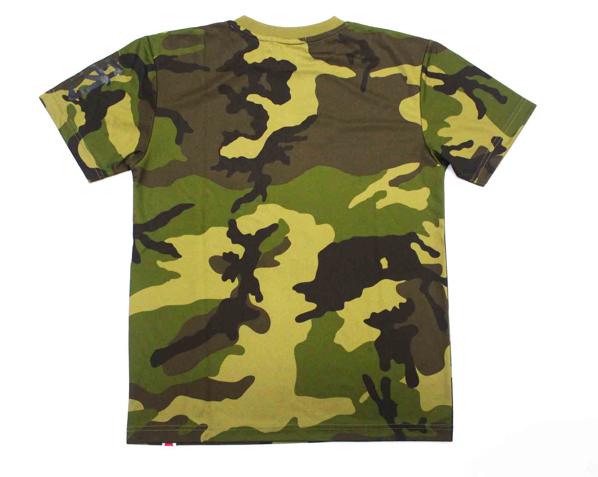 Duo T Shirt Fang Ops Beast Short Sleeve Dry Fit Army Green Size S (1454)