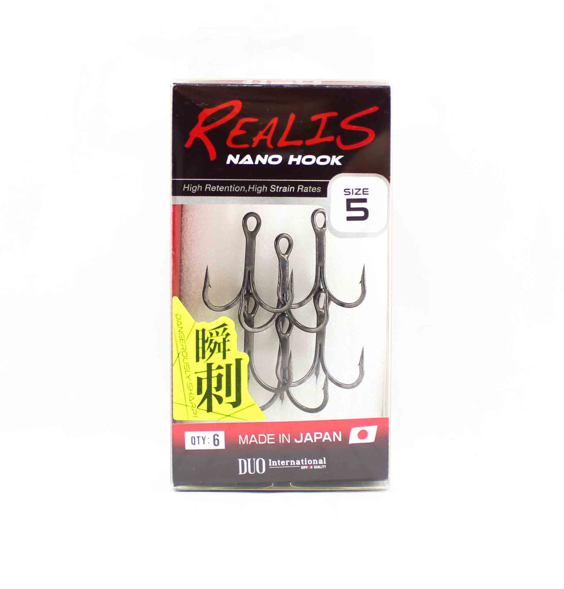 Duo Treble Hook Realis Nano Size 5 , 6/pack (1775)