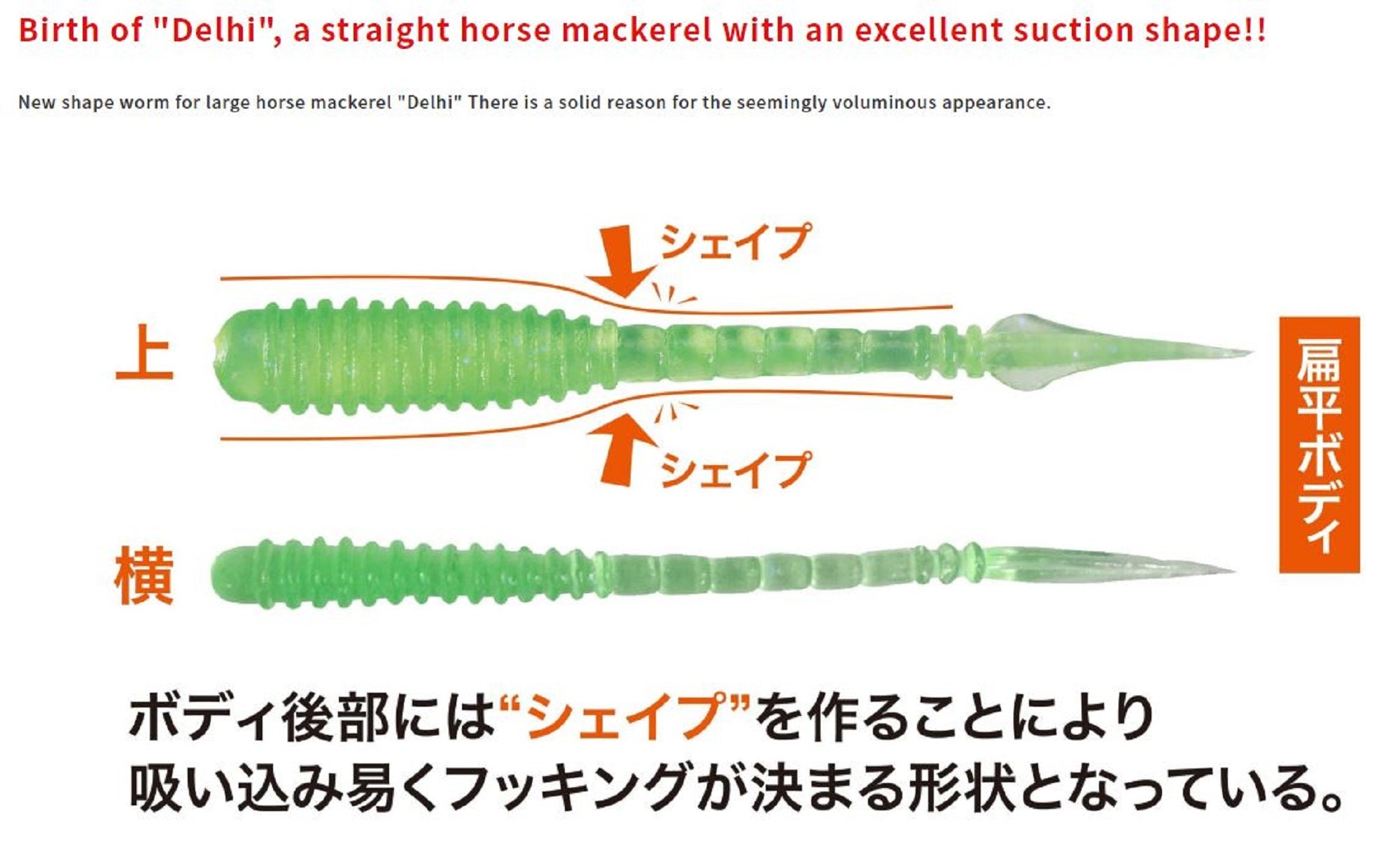 Duo Soft Lure Tetra Works Deliy 63mm 12 per pack S501 (3496)