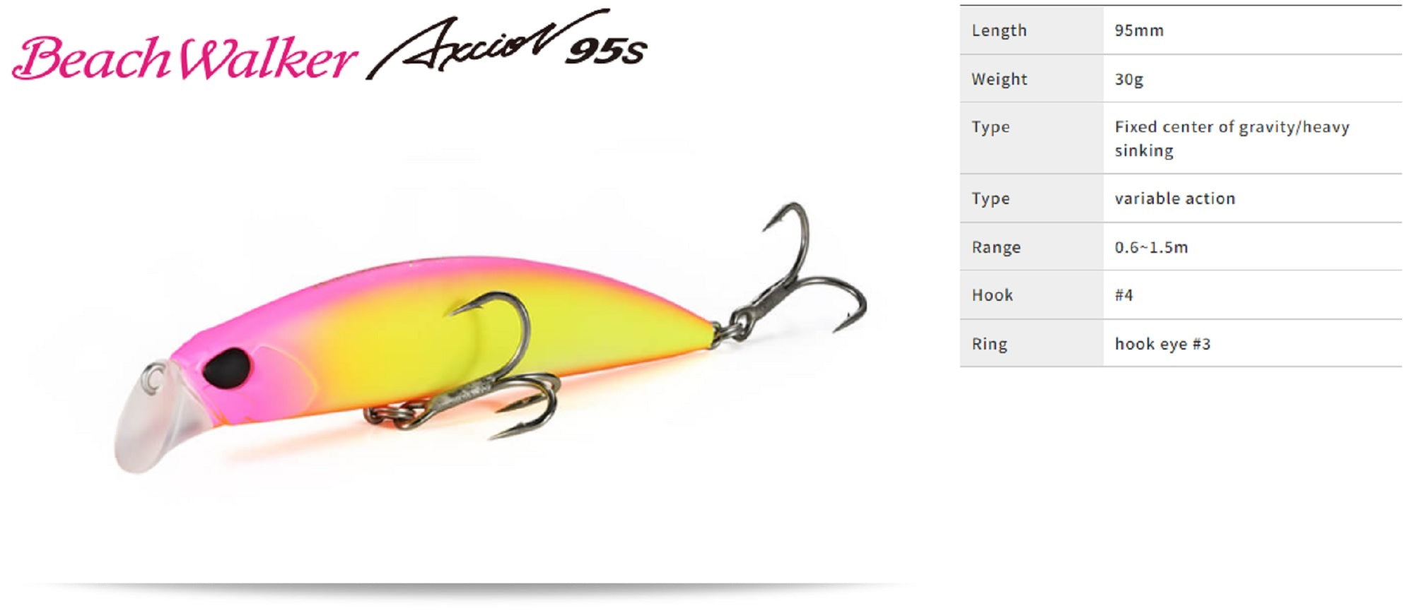 Duo Beach Walker 95S Axcion Sinking Lure CPA0541 (4431)