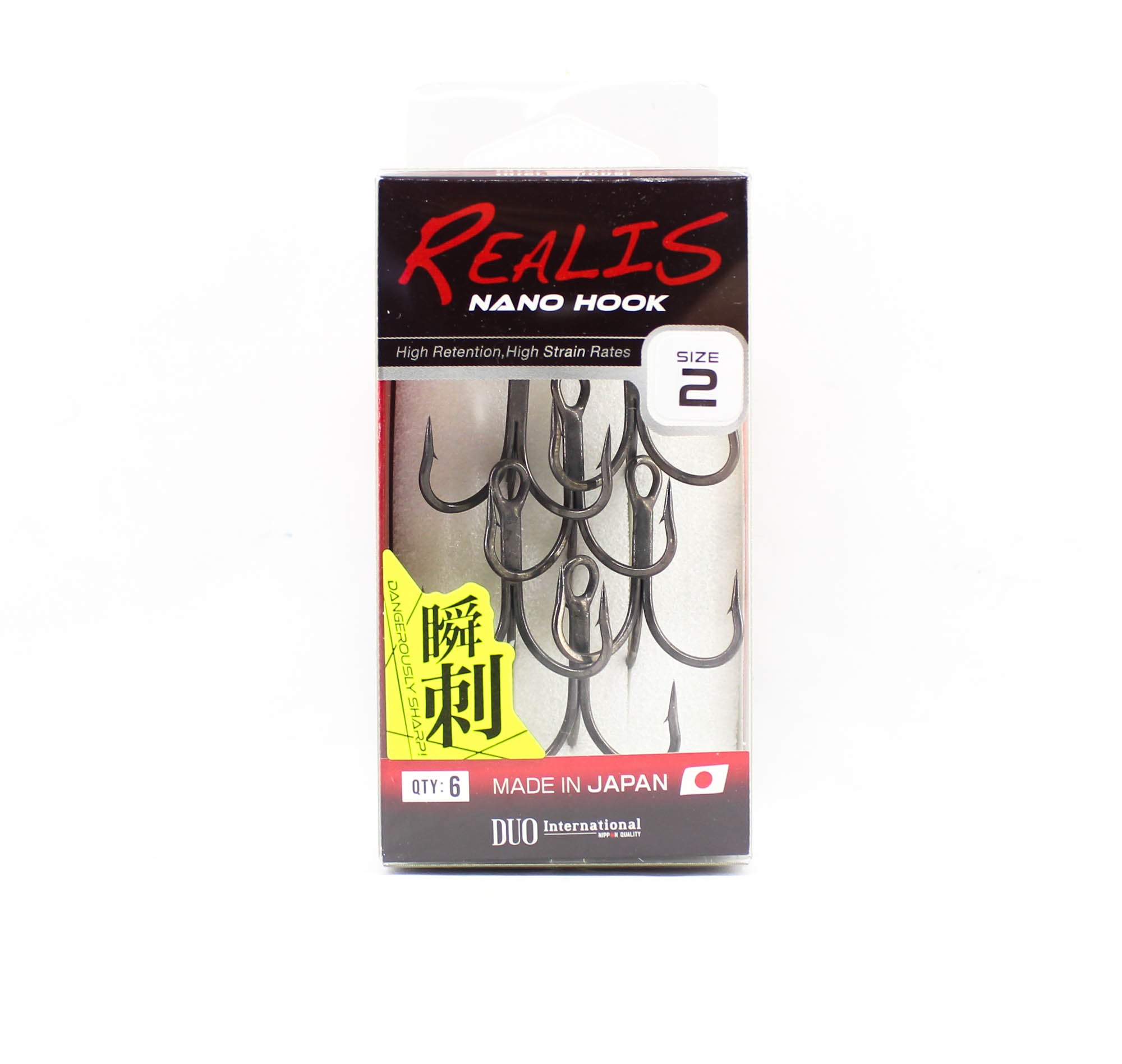 Duo Treble Hook Realis Nano Size 2 , 6/pack #2 (5599)