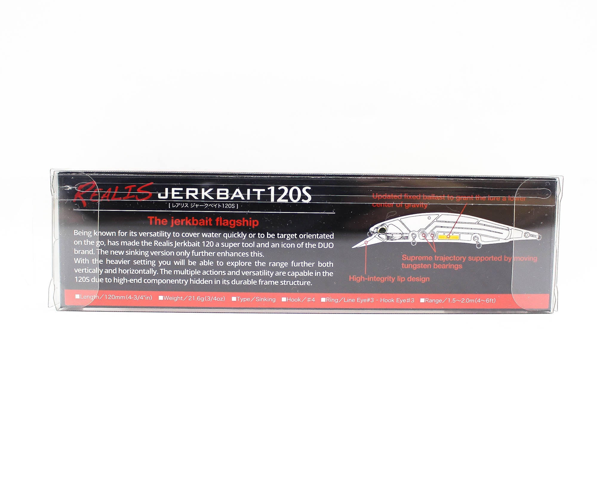 Duo Realis Jerkbait 120S SW Sinking Lure CPA4023 (6275)