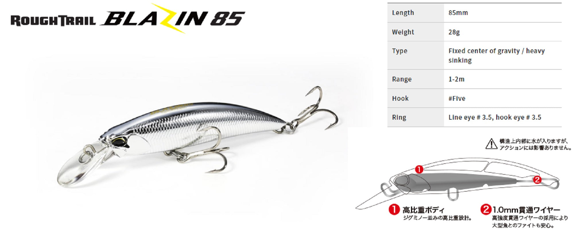 Duo Rough Trail Blazin 85 mm 28 grams Sinking Lure MCC0522 (2719)