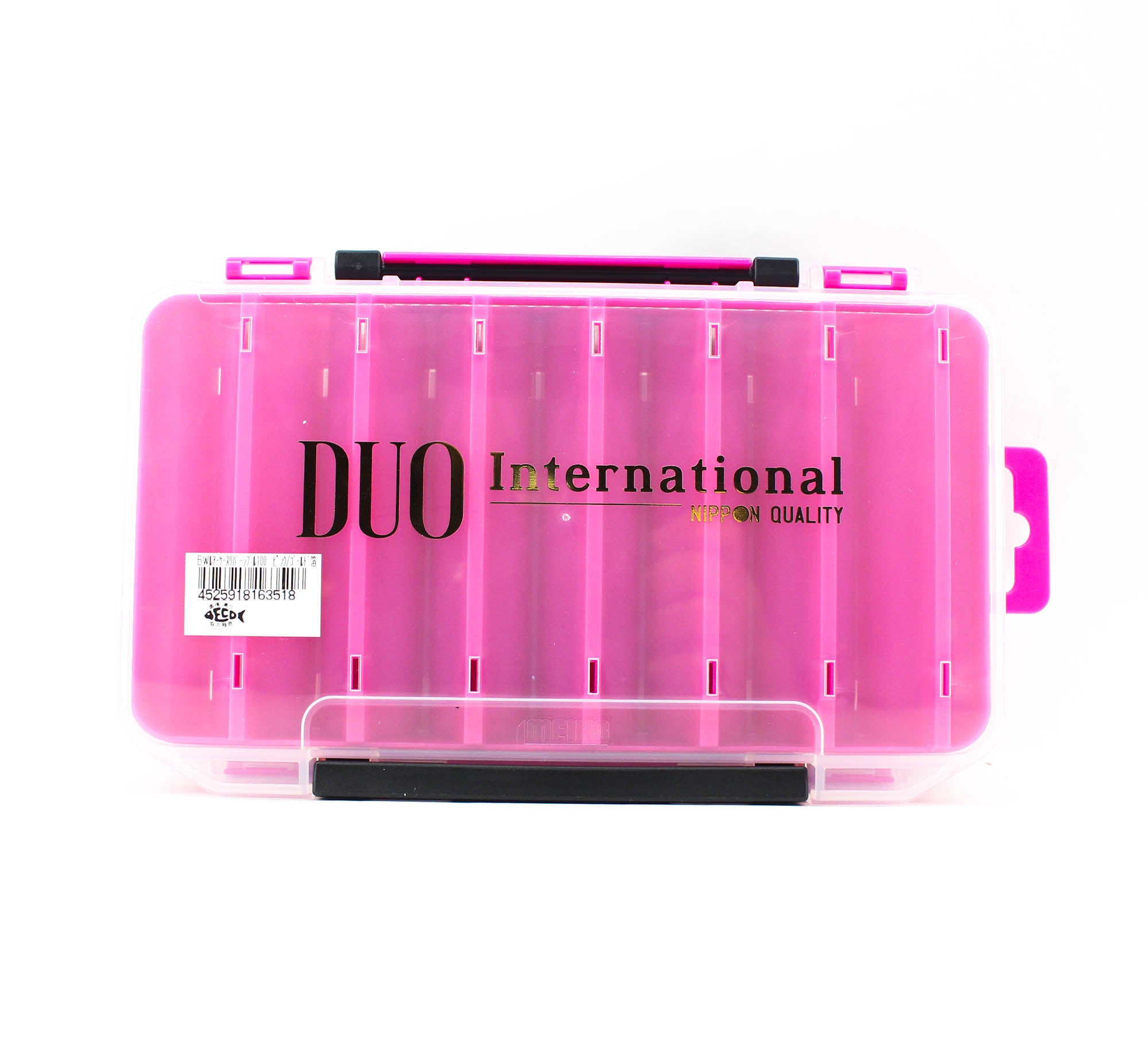 Duo Meiho Tackle Box Reversible 100 200 x 126 x 36 mm Pink (3518)