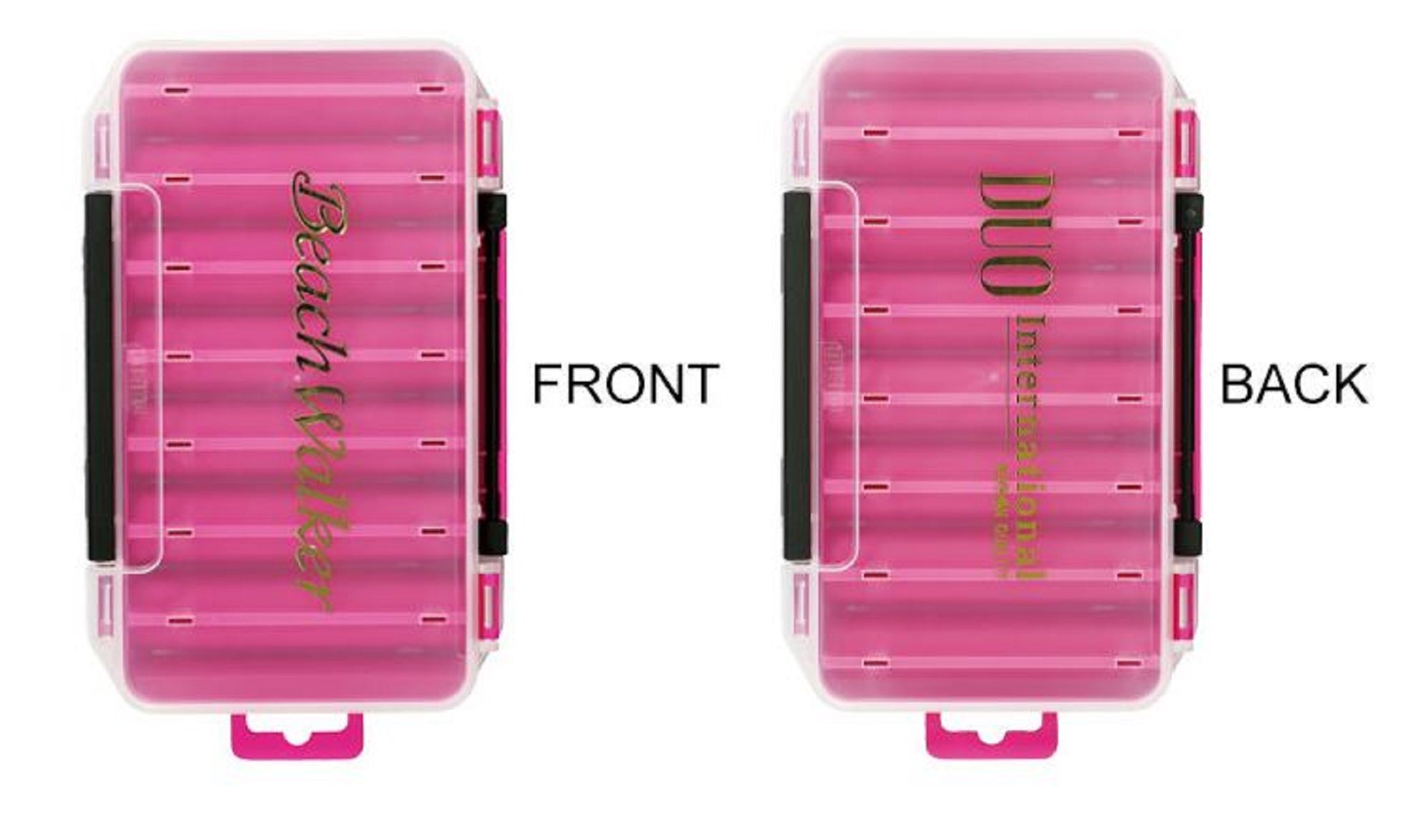 Duo Meiho Tackle Box Reversible 100 200 x 126 x 36 mm Pink (3518)