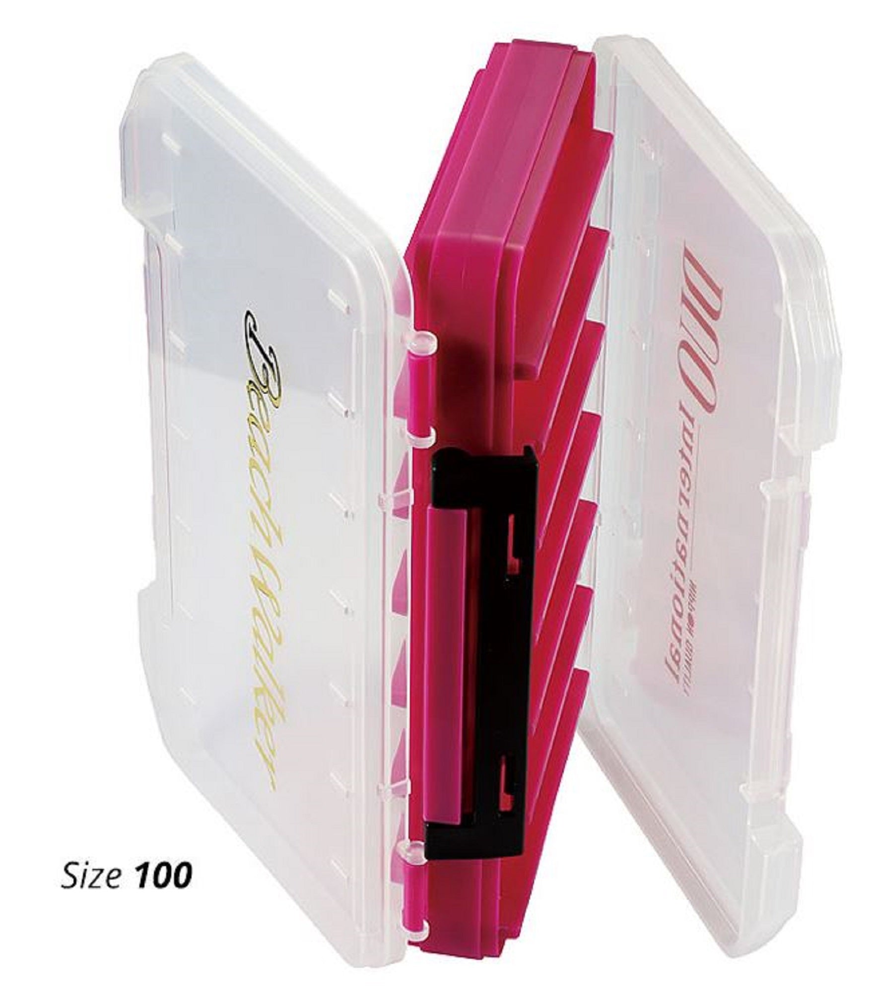 Duo Meiho Tackle Box Reversible 100 200 x 126 x 36 mm Pink (3518)