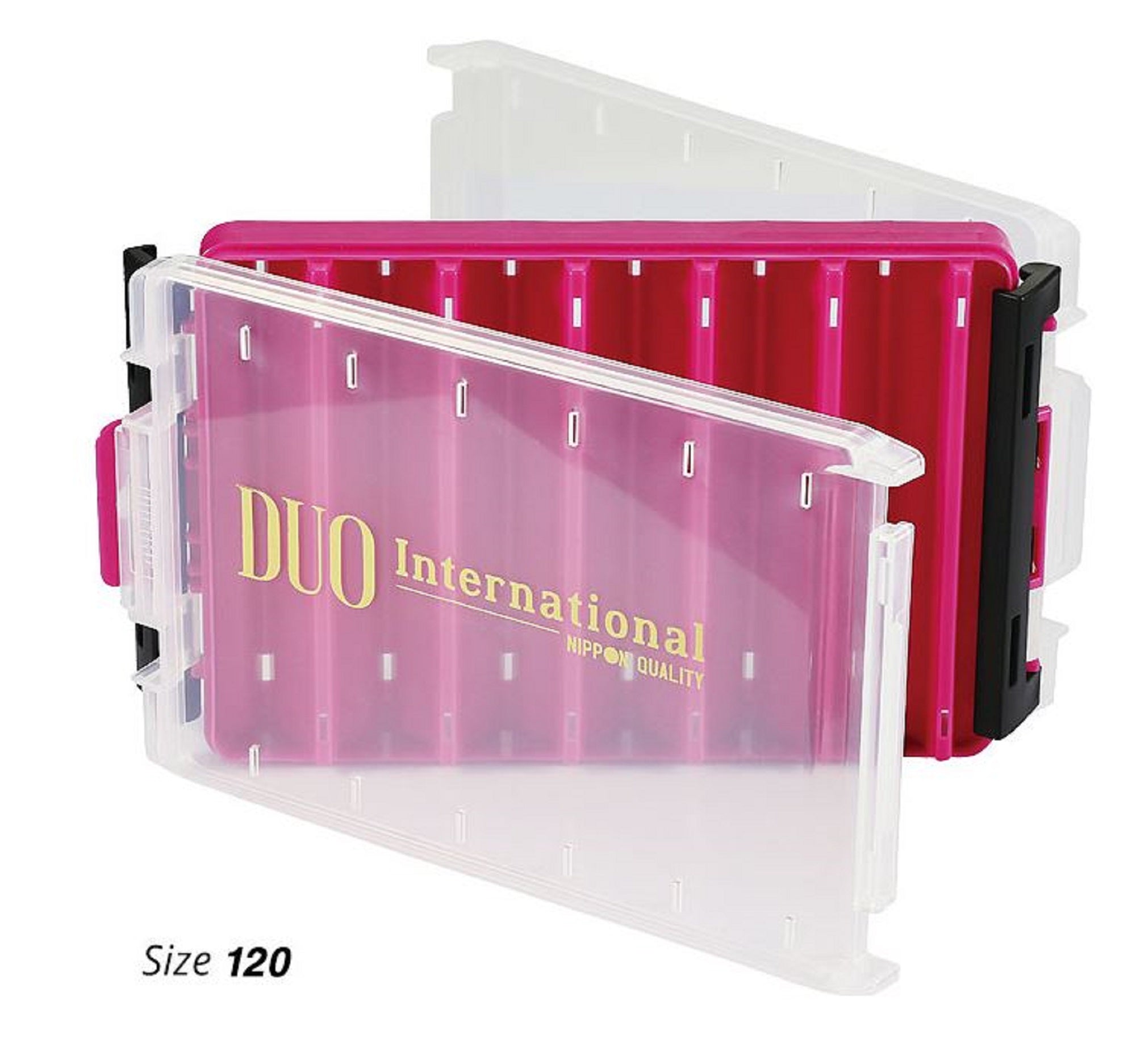 Duo Meiho Tackle Box Reversible 120 120 x 125 x 35 mm Pink (3525)