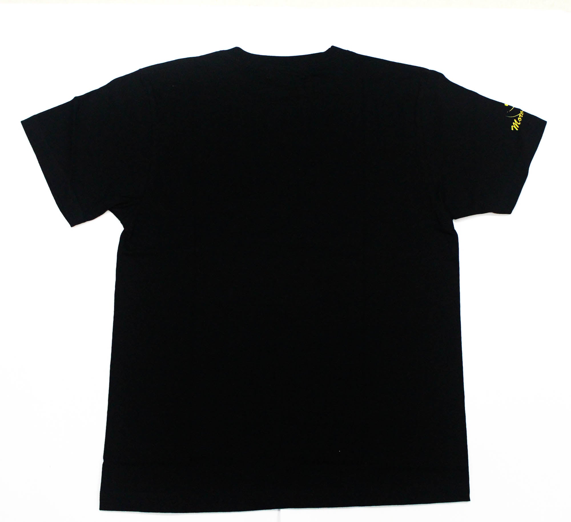 Duo T Shirt Tetra Works More Smile Short Sleeve Cotton Black Size M (3808)