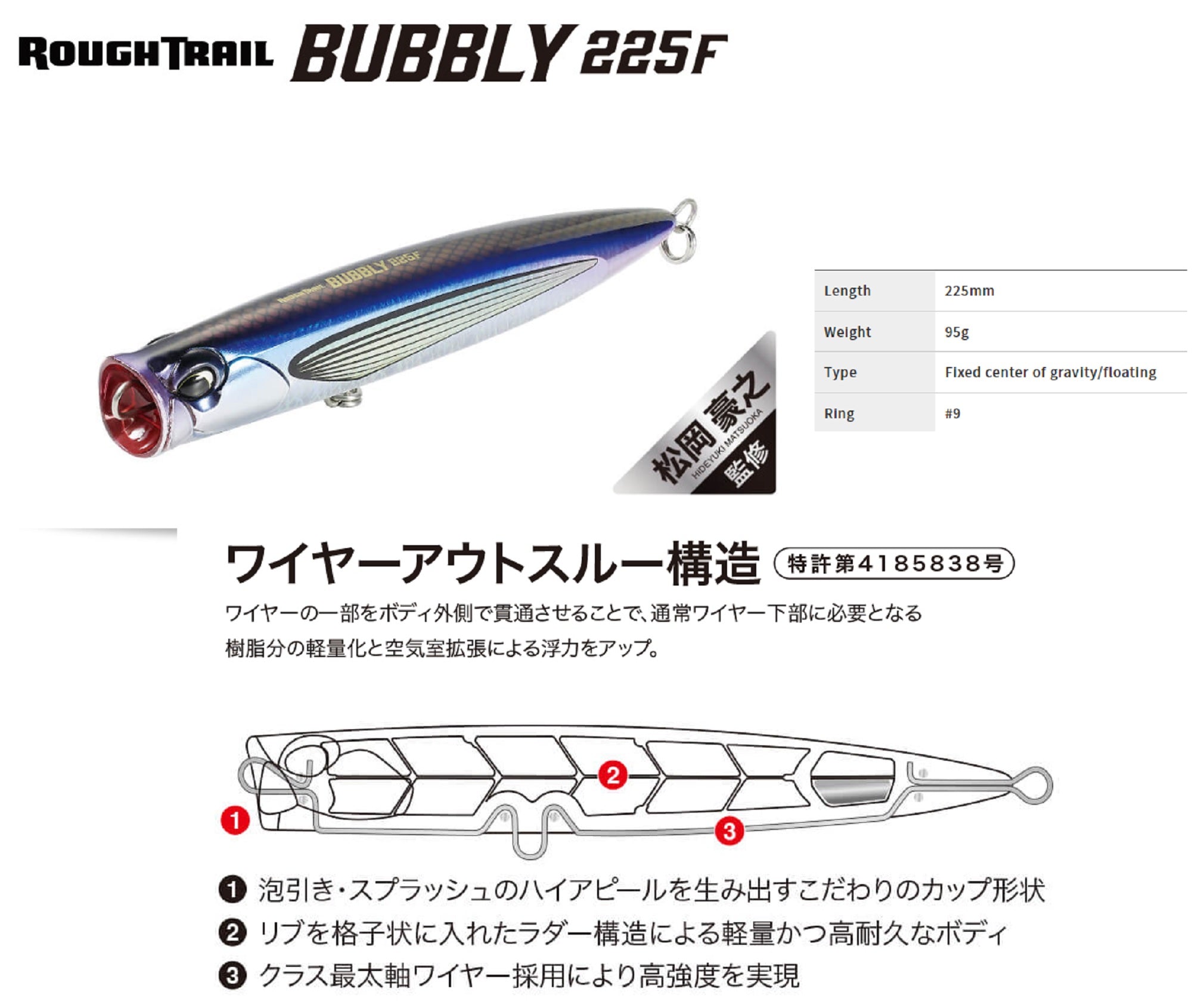 Duo Rough Trail Bubbly 225F Floating Lure CYA0861 (5079)