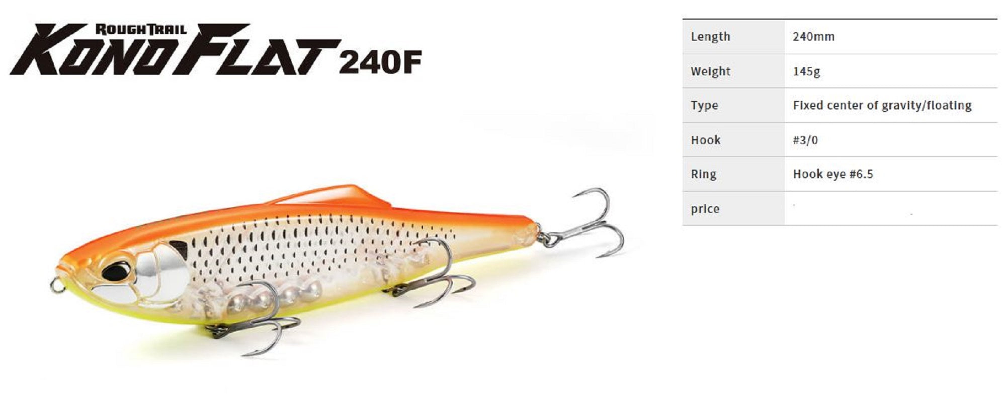 Duo Rough Trail Kono Flat 240F Floating Lure ACC0647 (7783)