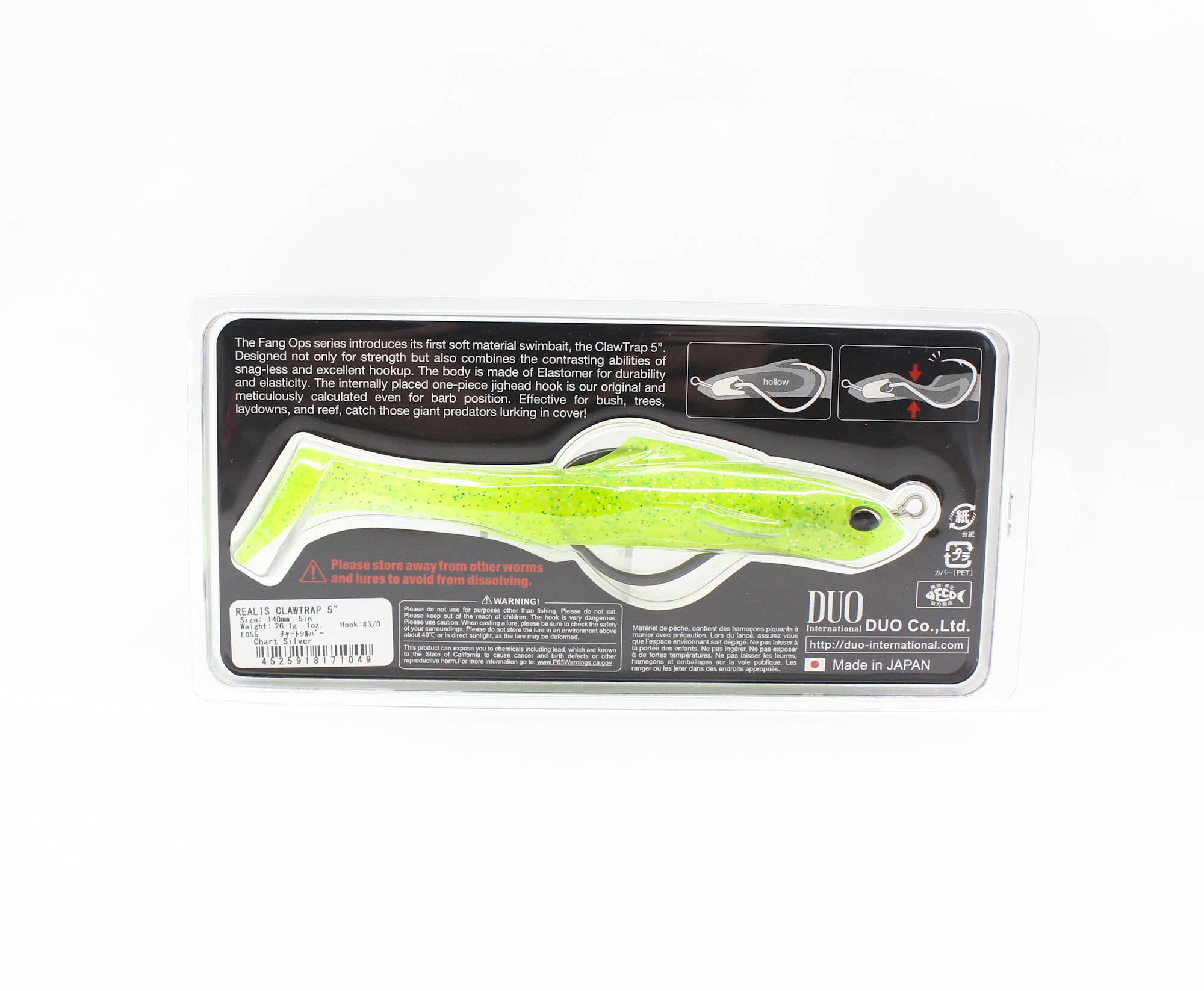 Duo Soft Lure Claw Trap 5 inch F055 (1049)