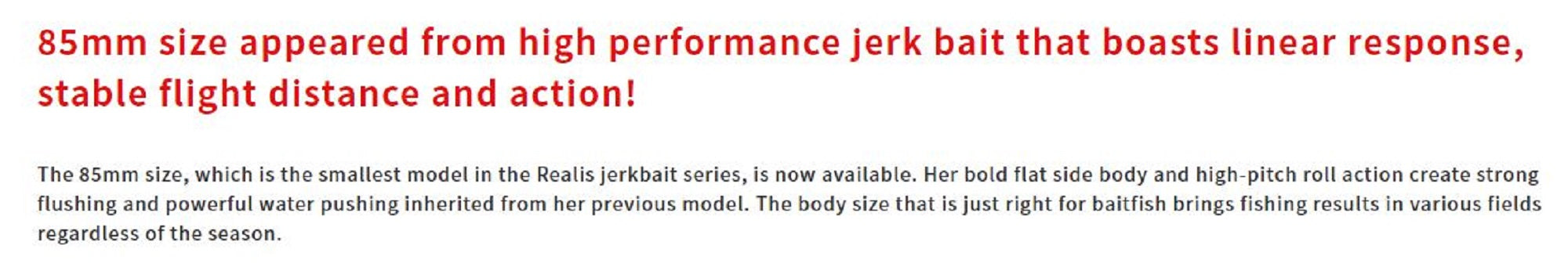 Duo Realis Jerkbait 85SP Suspend Lure ACCZ126 (2022)
