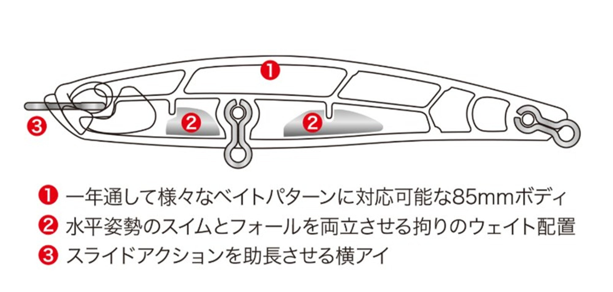 Duo Bay Ruf Seek 85S Sinking Lure CCCZ359 (5481)