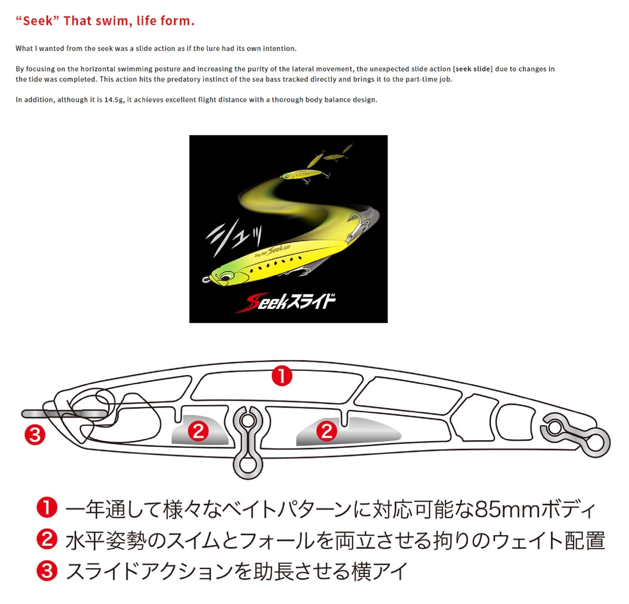 Duo Bay Ruf Seek 85S Sinking Lure CCCZ361 (5504)