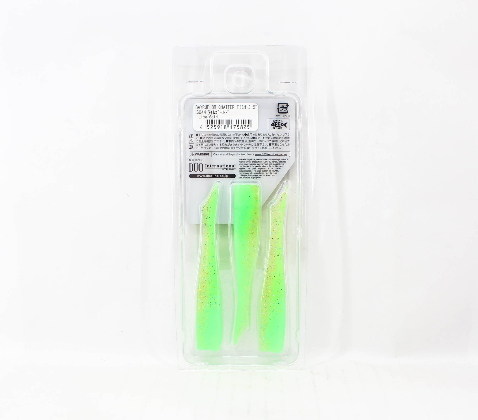 Duo Soft Lure Bay Ruf BR Chatter Fish 3.5 Inch S044 (5825)