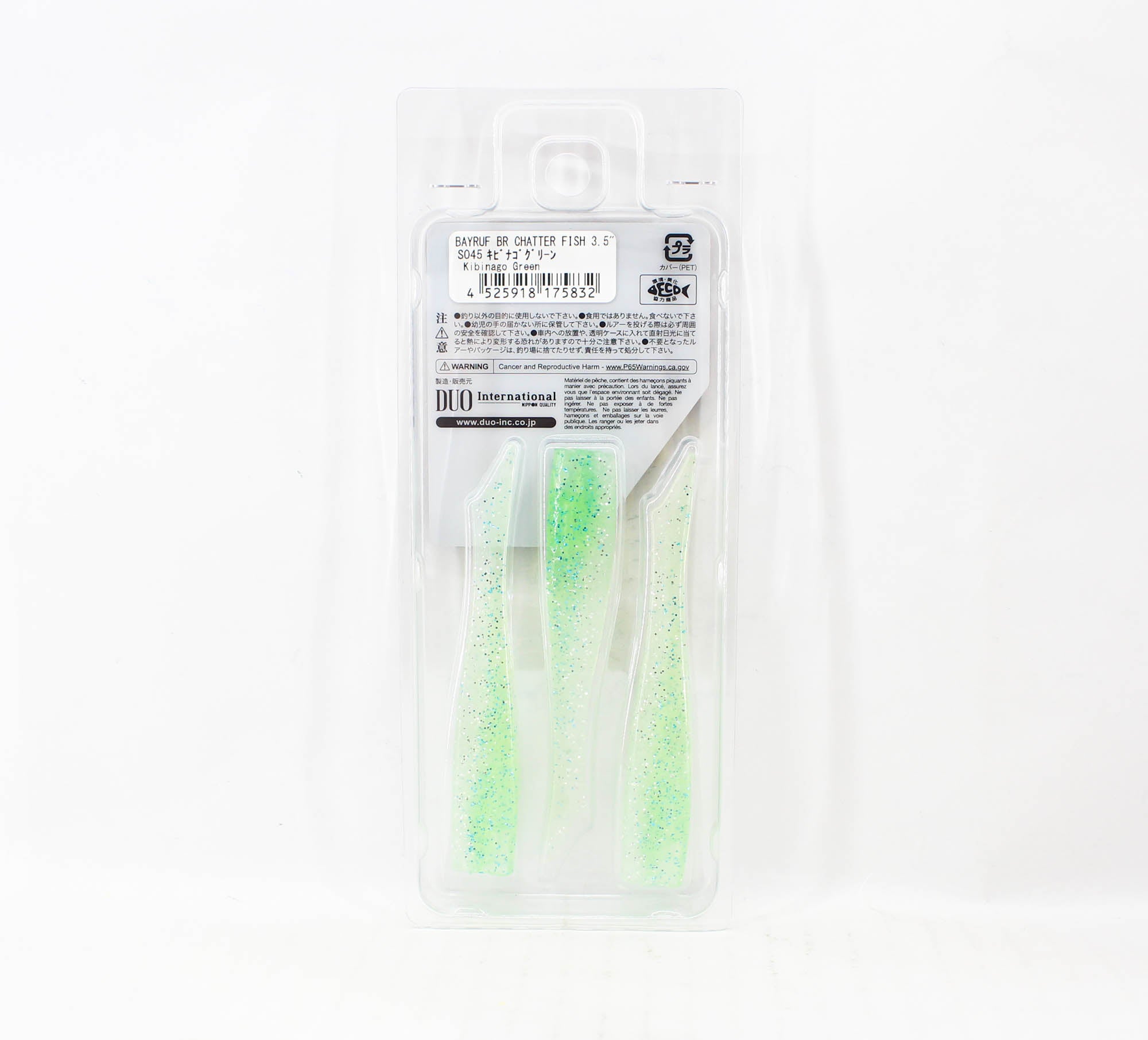 Duo Soft Lure Bay Ruf BR Chatter Fish 3.5 Inch S045 (5832)