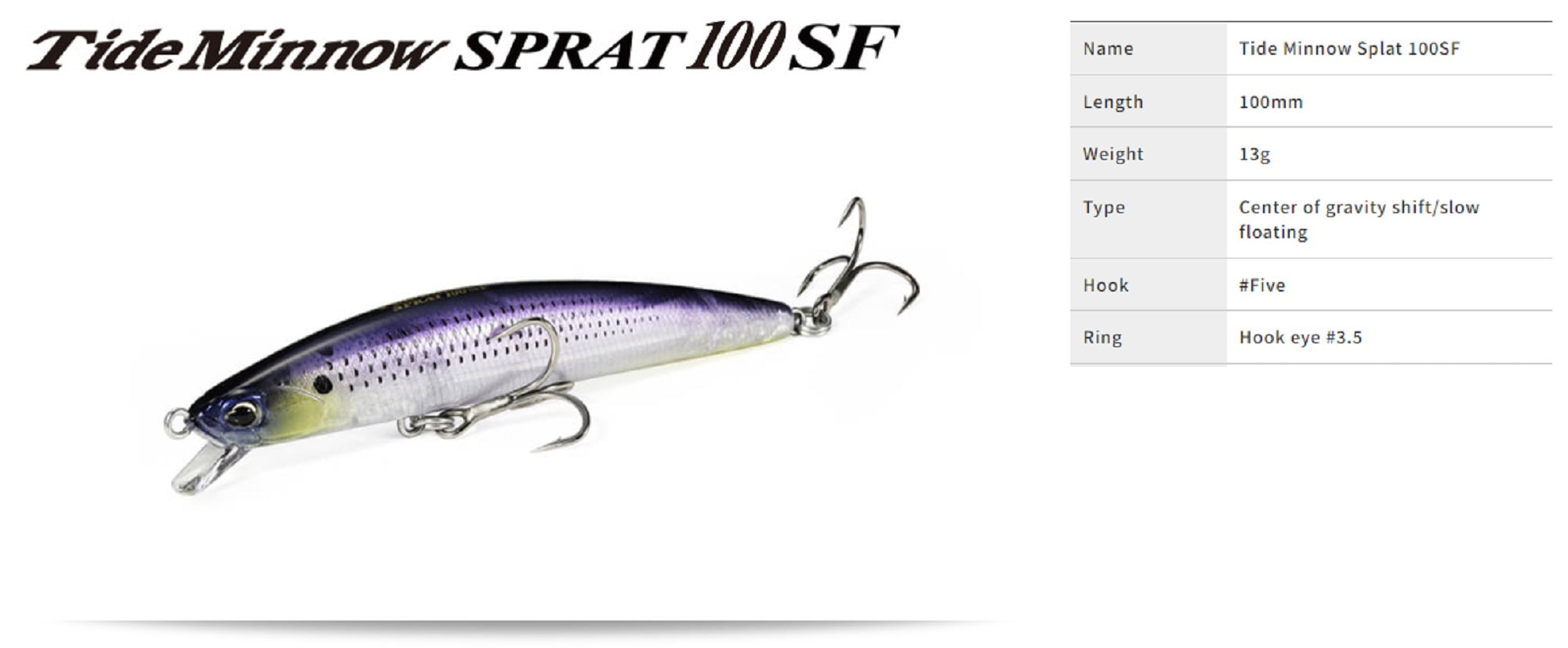 Duo Tide Minnow Sprat 100SF Floating Lure CCC0676 (6860)