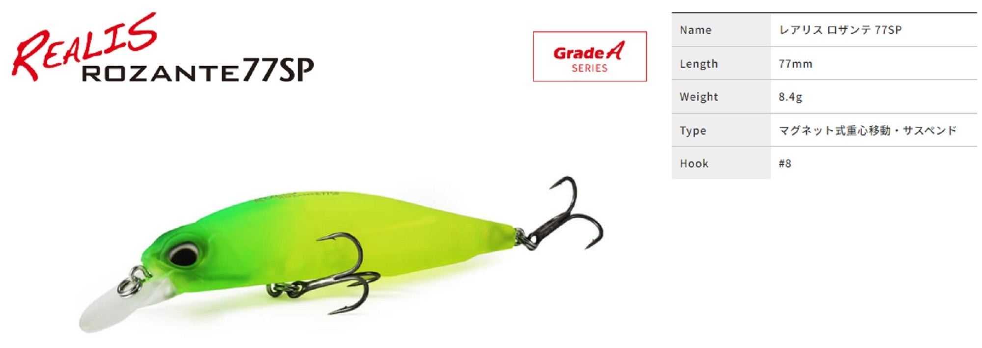 Duo Realis Rozante 77 SP Suspend Lure CPA0455 (7287)