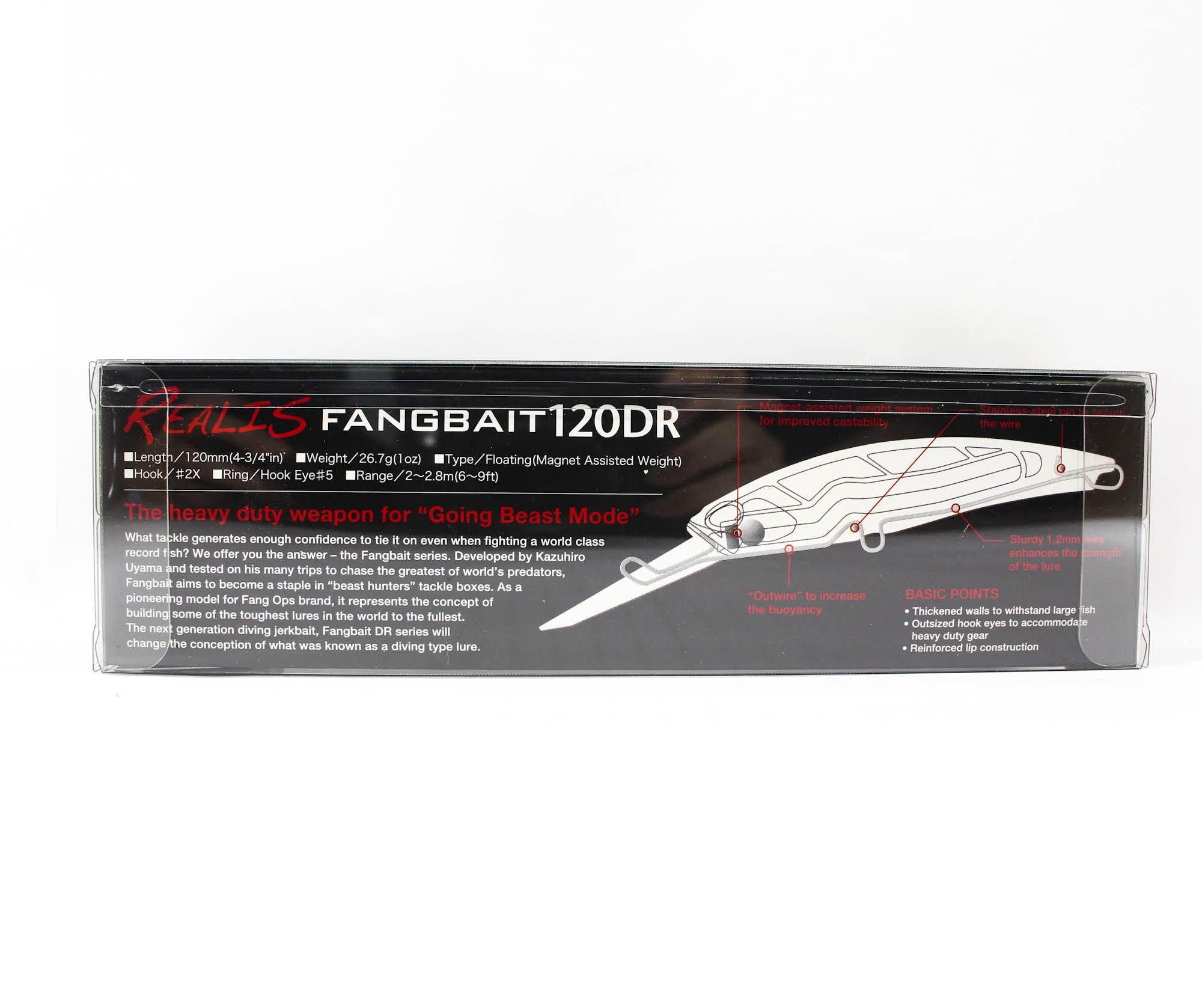 Duo Realis Fangbait 120DR Bone Floating Lure BDA3601 (8048)