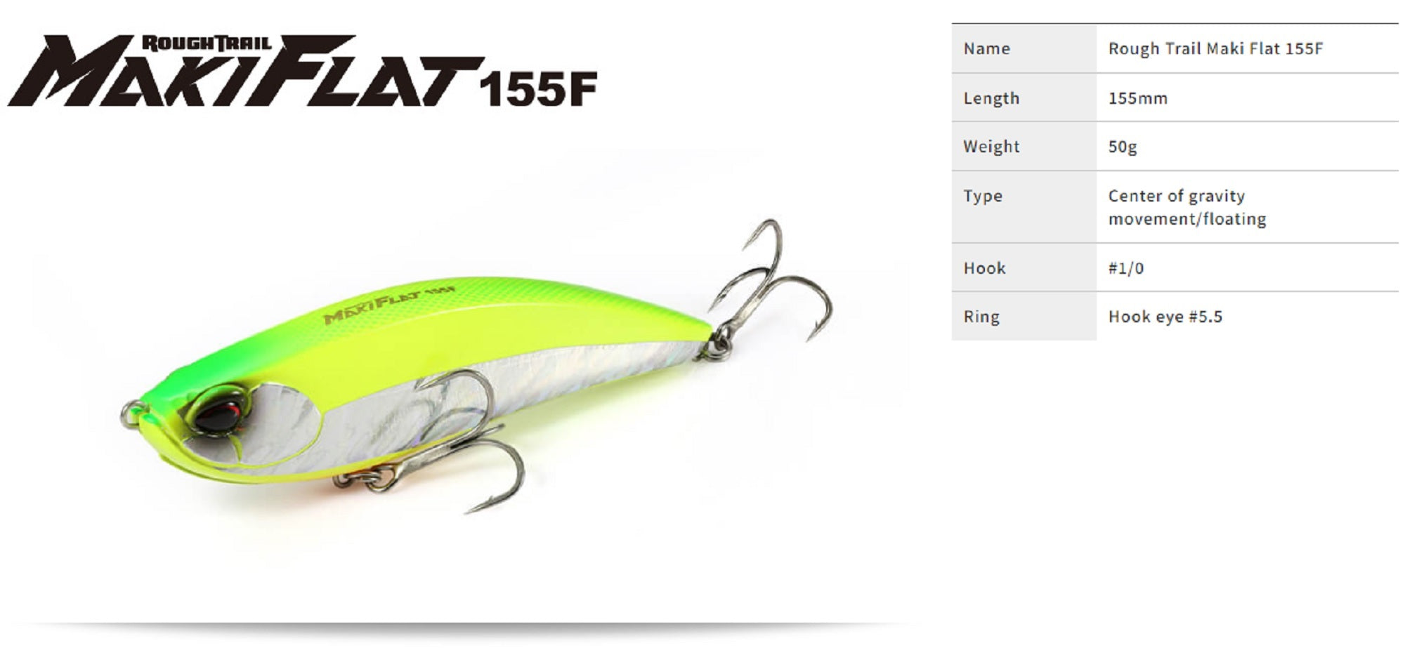 Duo Rough Trail Maki Flat 155F Floating Lure AJI0683 (0447)