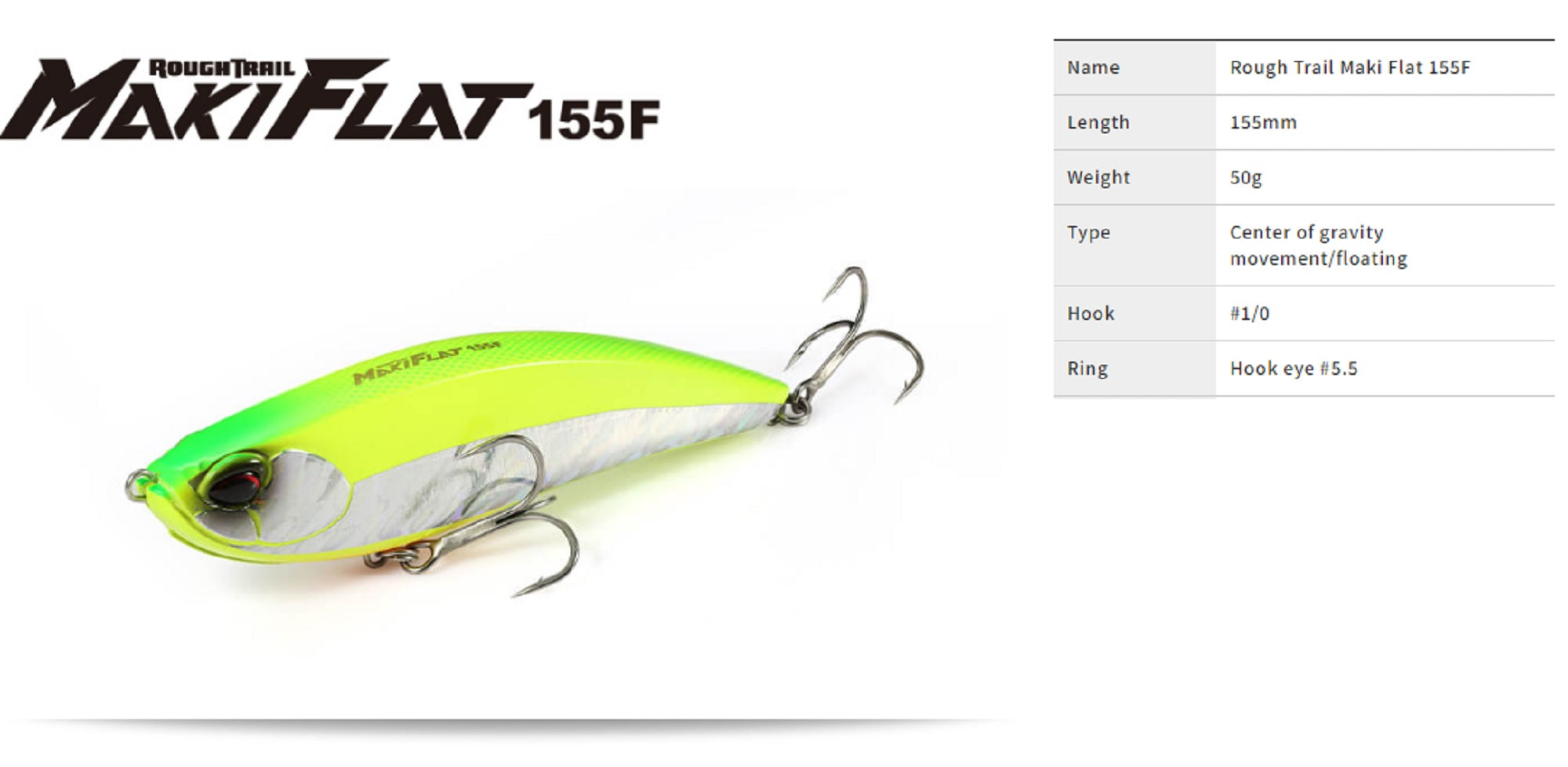 Duo Rough Trail Maki Flat 155F Floating Lure CRA0686 (0485)