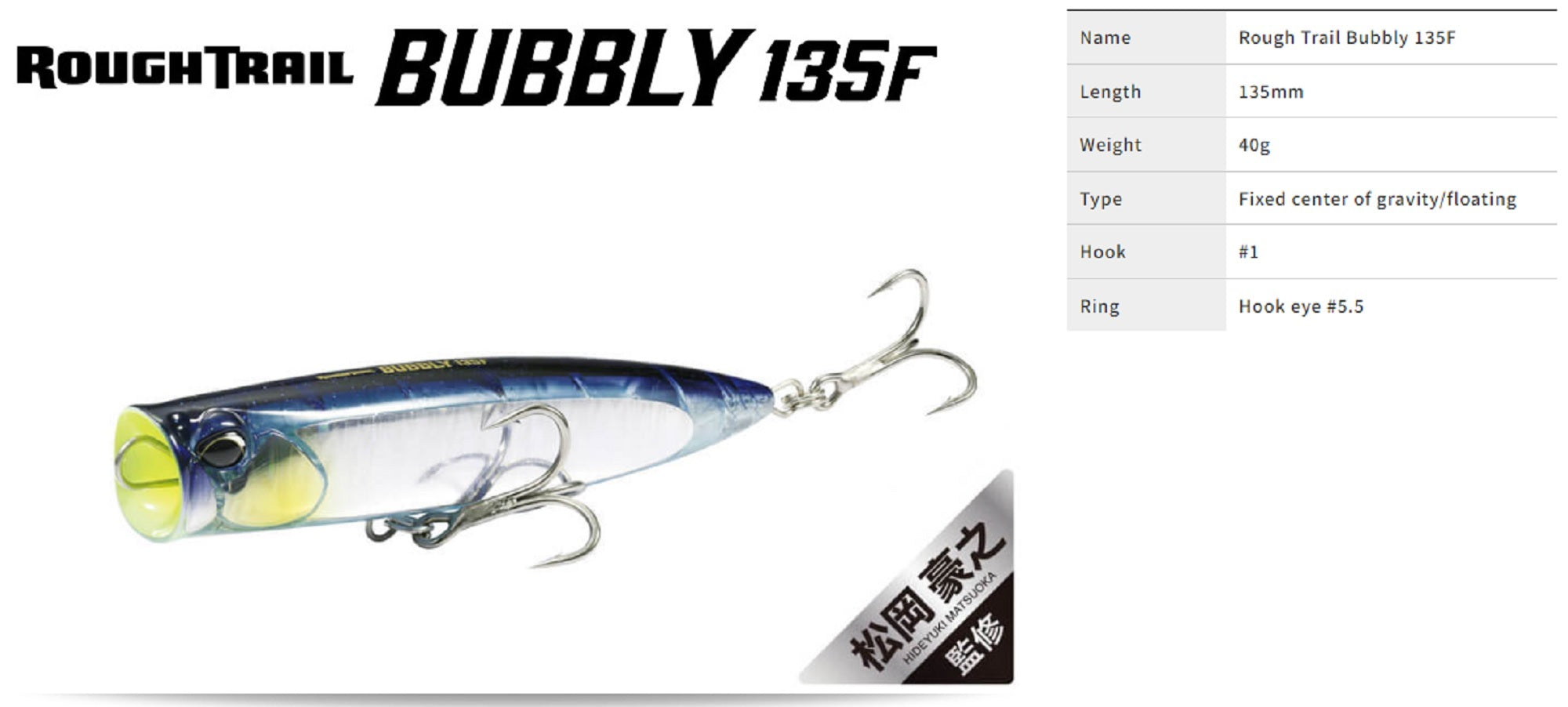 Duo Rough Trail Bubbly 135F Floating Lure ACC0712 (2151)