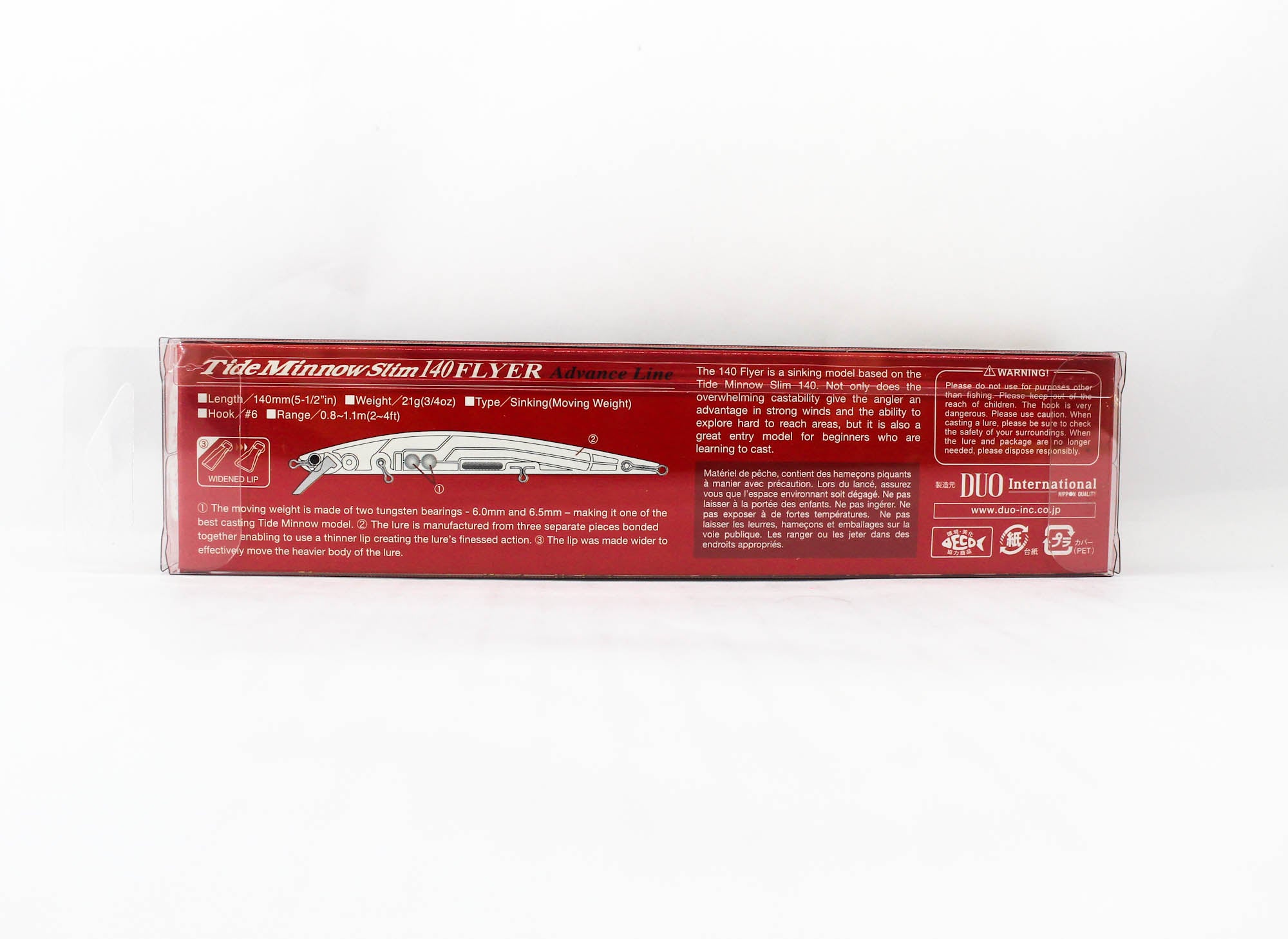 Duo Tide Minnow Flyer Slim 140 Sinking Lure CPA3512 (3097)