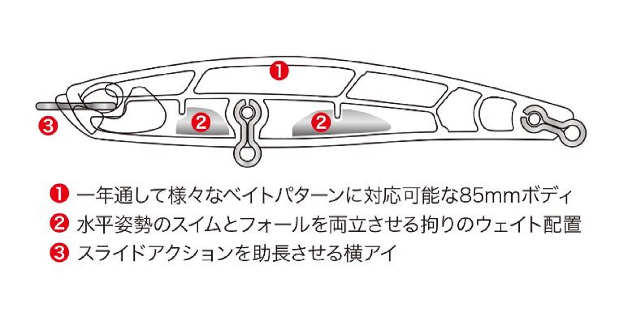 Duo Bay Ruf Seek 85S Sinking Lure CCCZ386 (5503)