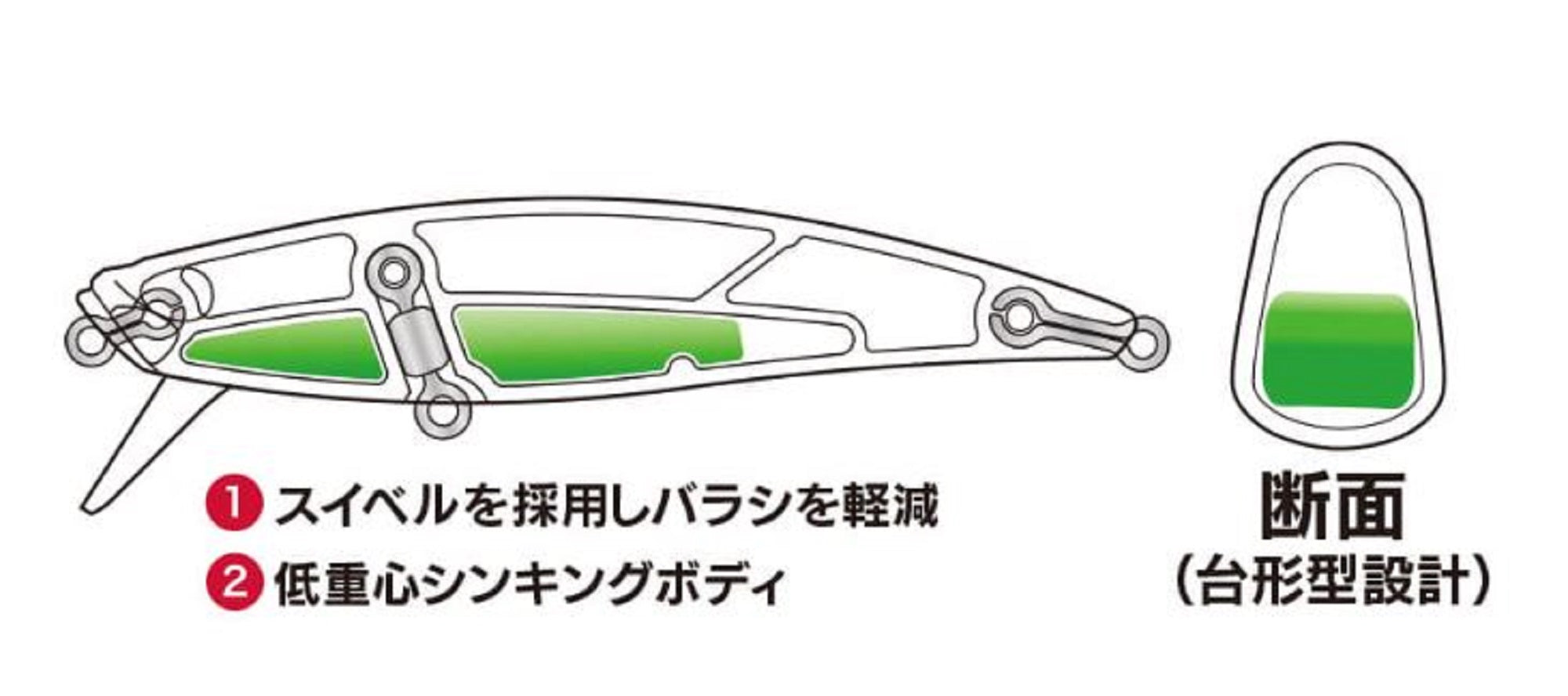 Duo Spearhead Ryuki 71S Sinking Lure ADA4090 (5718)