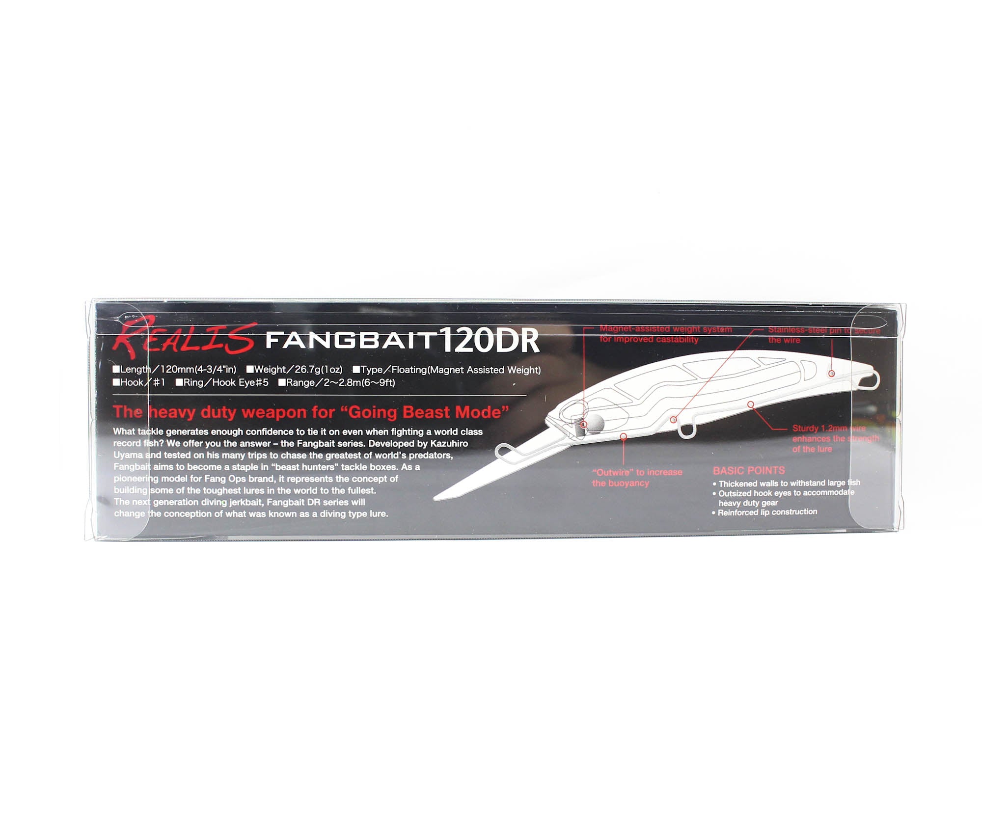 Fangbait 120DR 120mm Leurre Flottant Duo Realis Fangbait 120DR - Pour Fangbait 120DR 120mm Leurre Flottant Duo Realis Fangbait 120DR - Pour