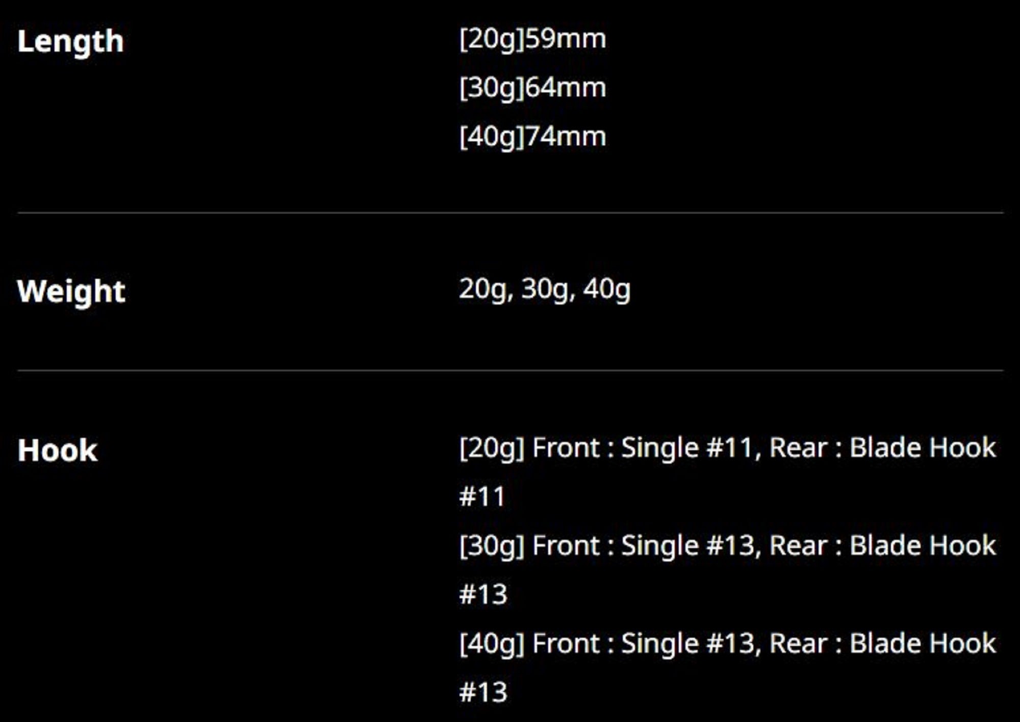 Duo Metal Jig Drag Metal Cast Slim Hirame 40 grams PPA0706 (8443)