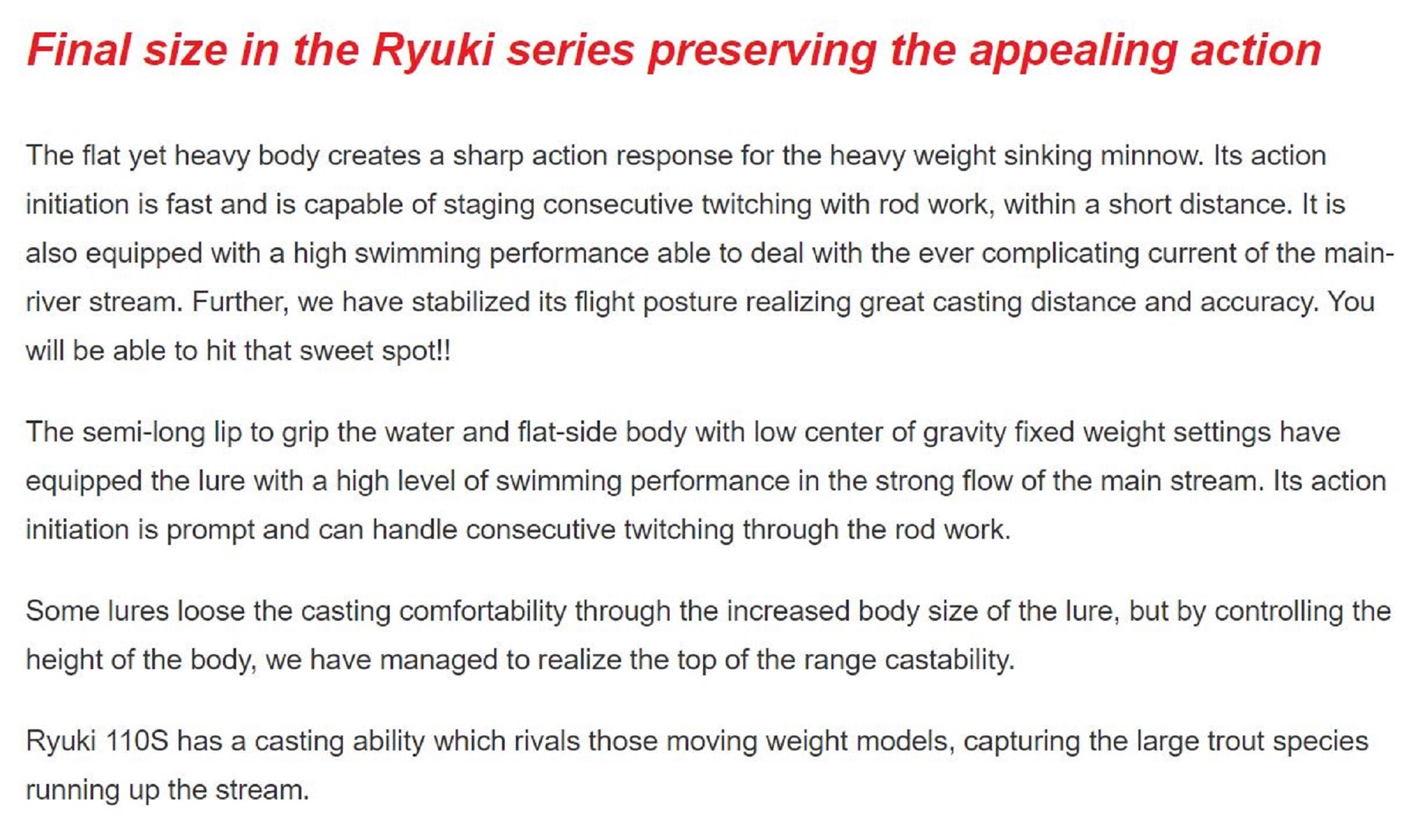 Duo Spearhead Ryuki 110S SW Sinking Lure GSHO0568 (8511)