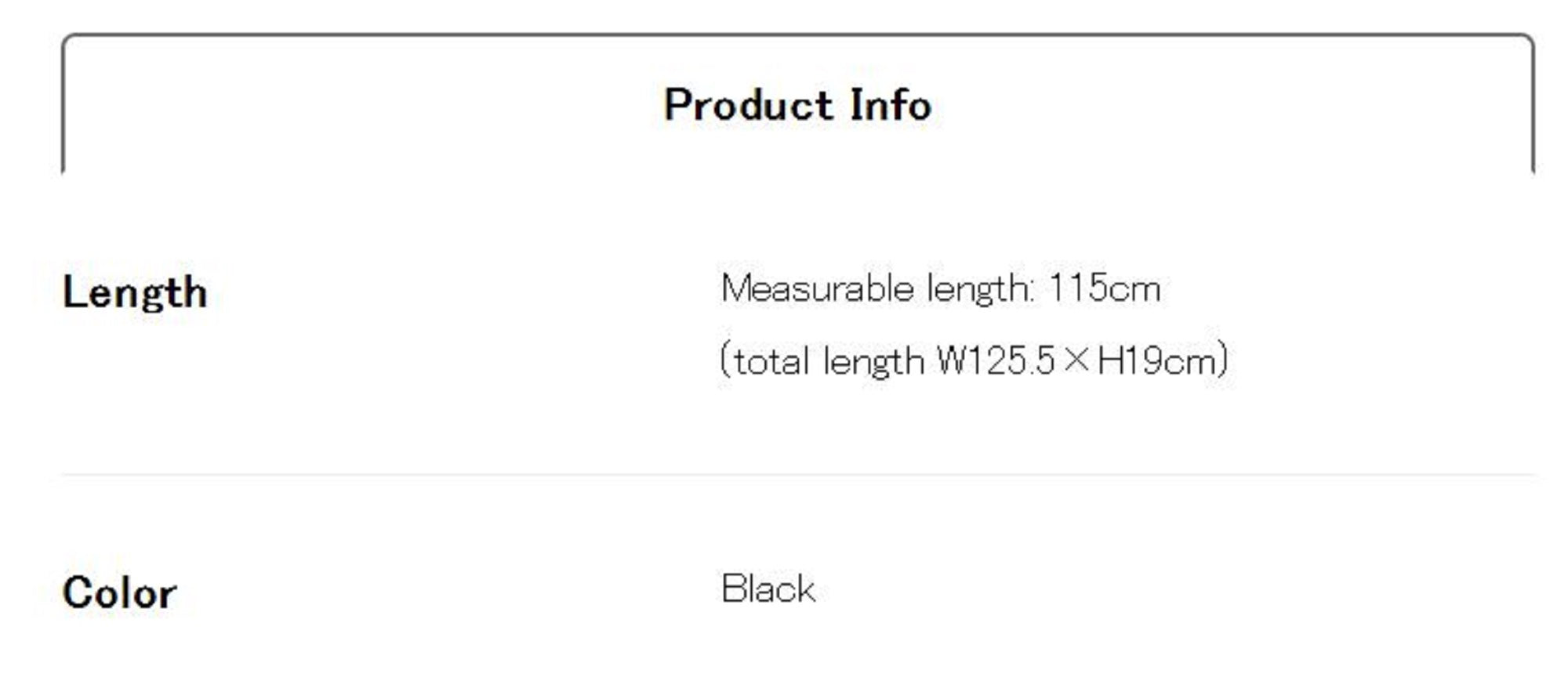 Duo Measure Fish Measuring Tape Wide 115 cm Black (0460)