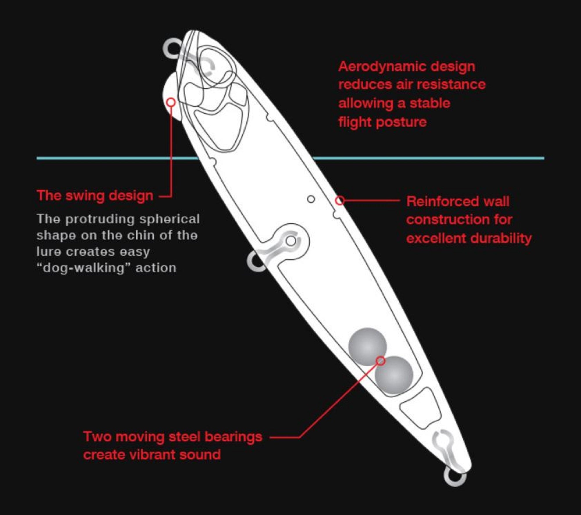 Duo Realis Pencil 130 Bone Topwater Floating Lure BCC3008 (7308)