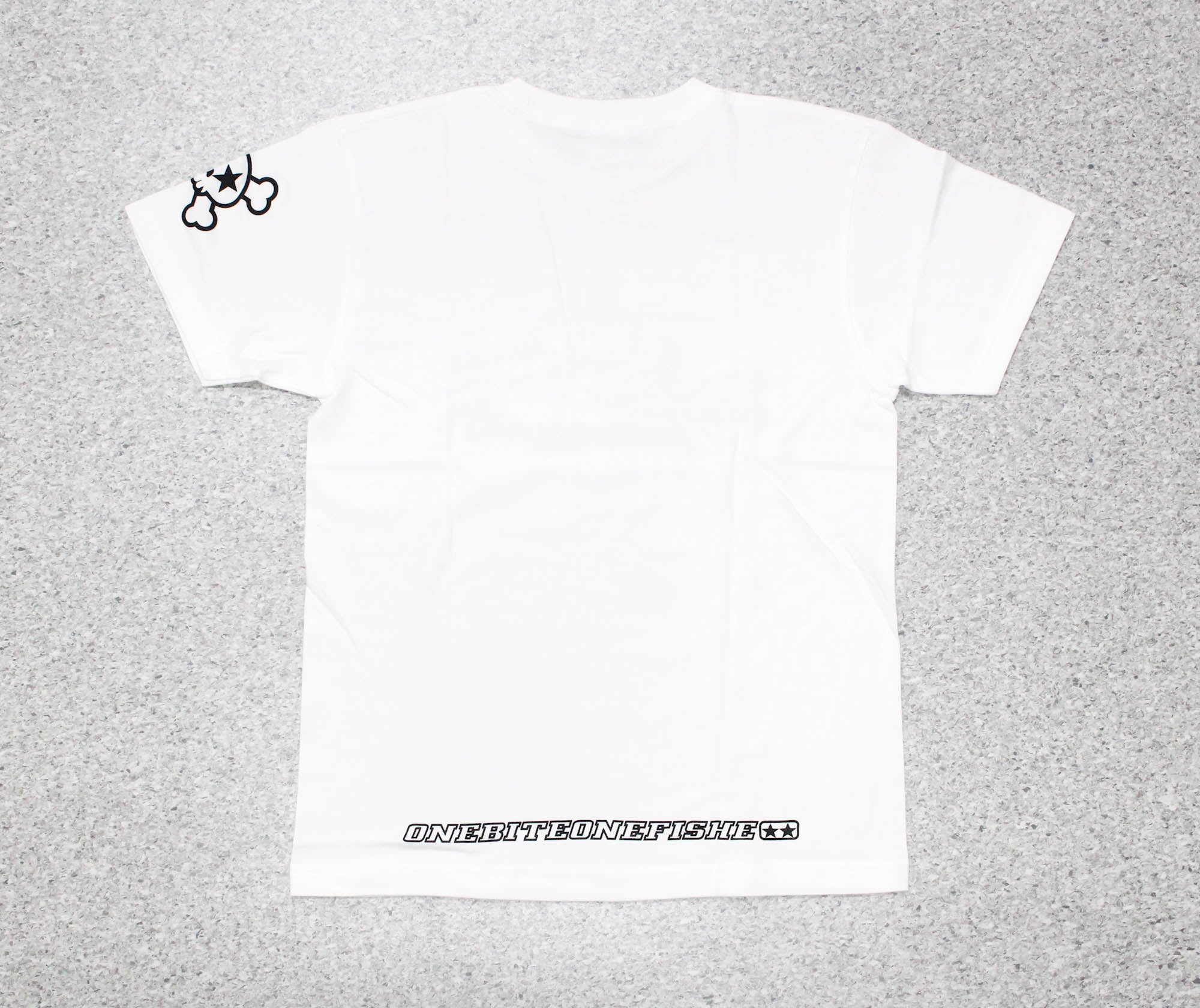 One Bite One Fish T Shirt OBOF Hit The Road White Size M (9241)