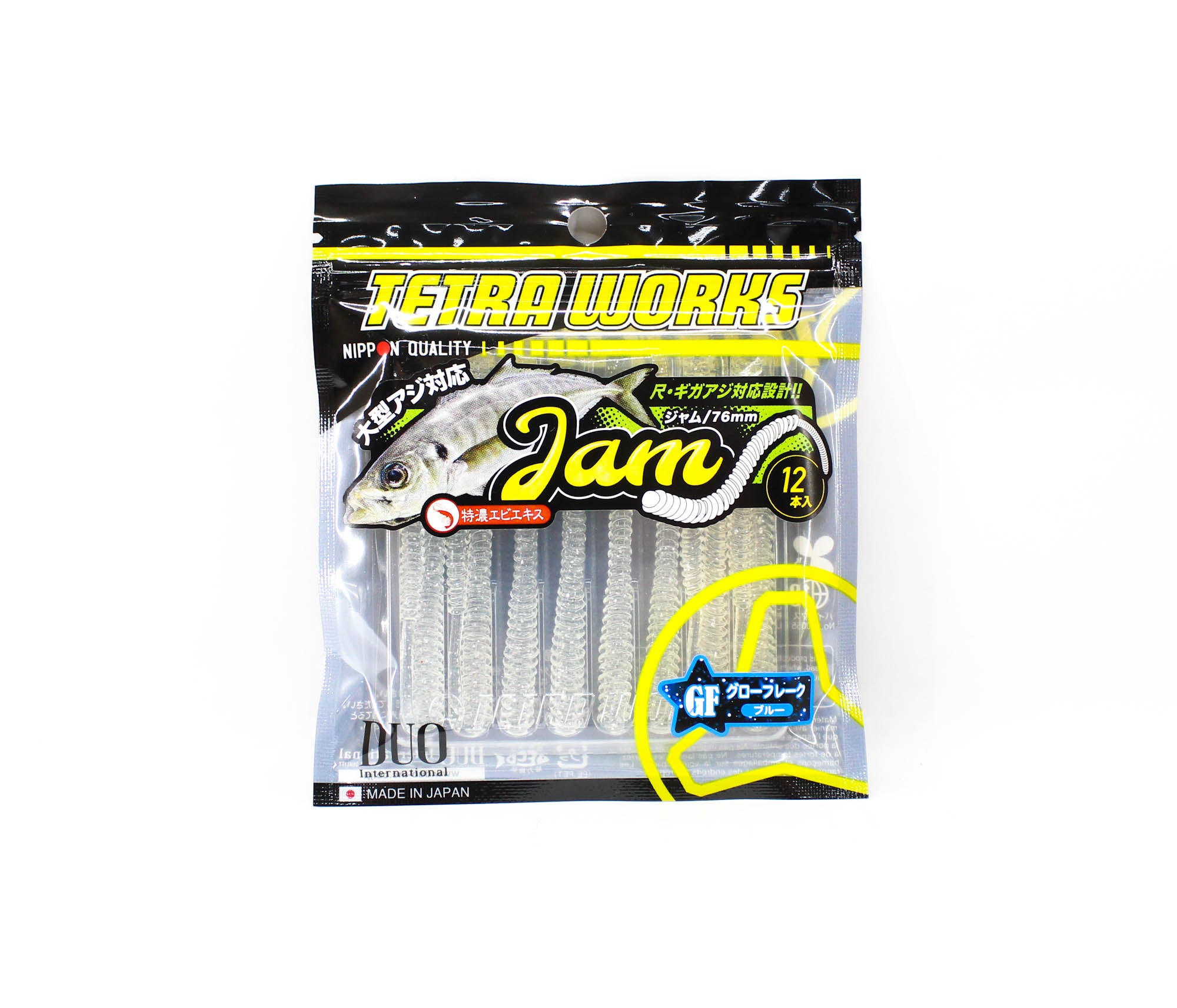 Duo Soft Lure Tetra Works Jam 76mm 12 per pack S511 (0138)