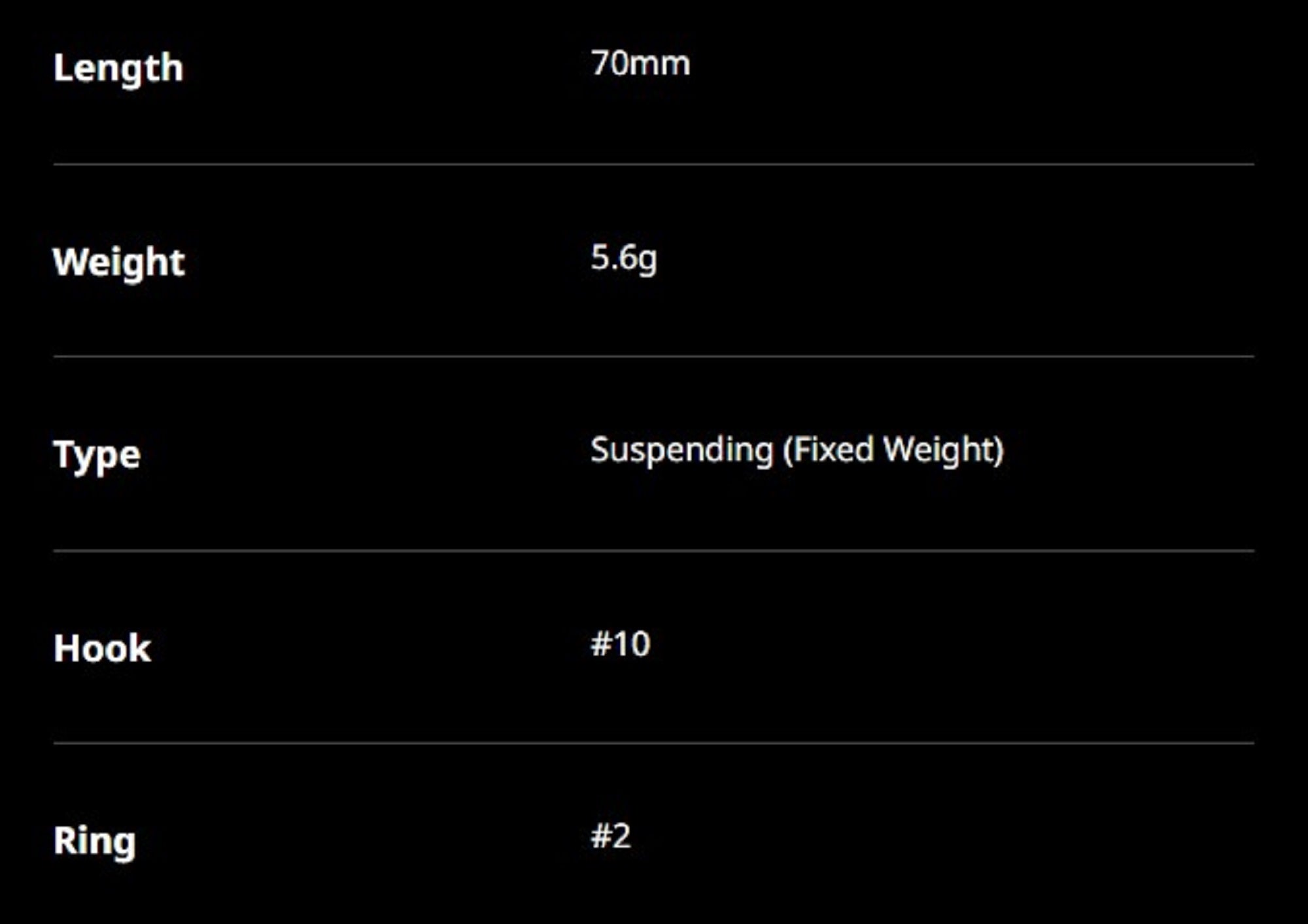Duo Spearhead Ryuki 70 MDSP Suspend Lure CRA3061 (2088)