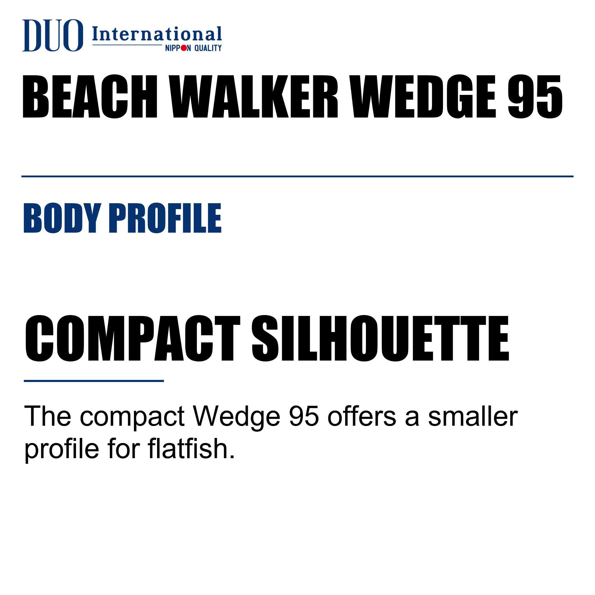 Duo Beach Walker Wedge 95 mm 30 grams Sinking Lure CCC0810 (9162)
