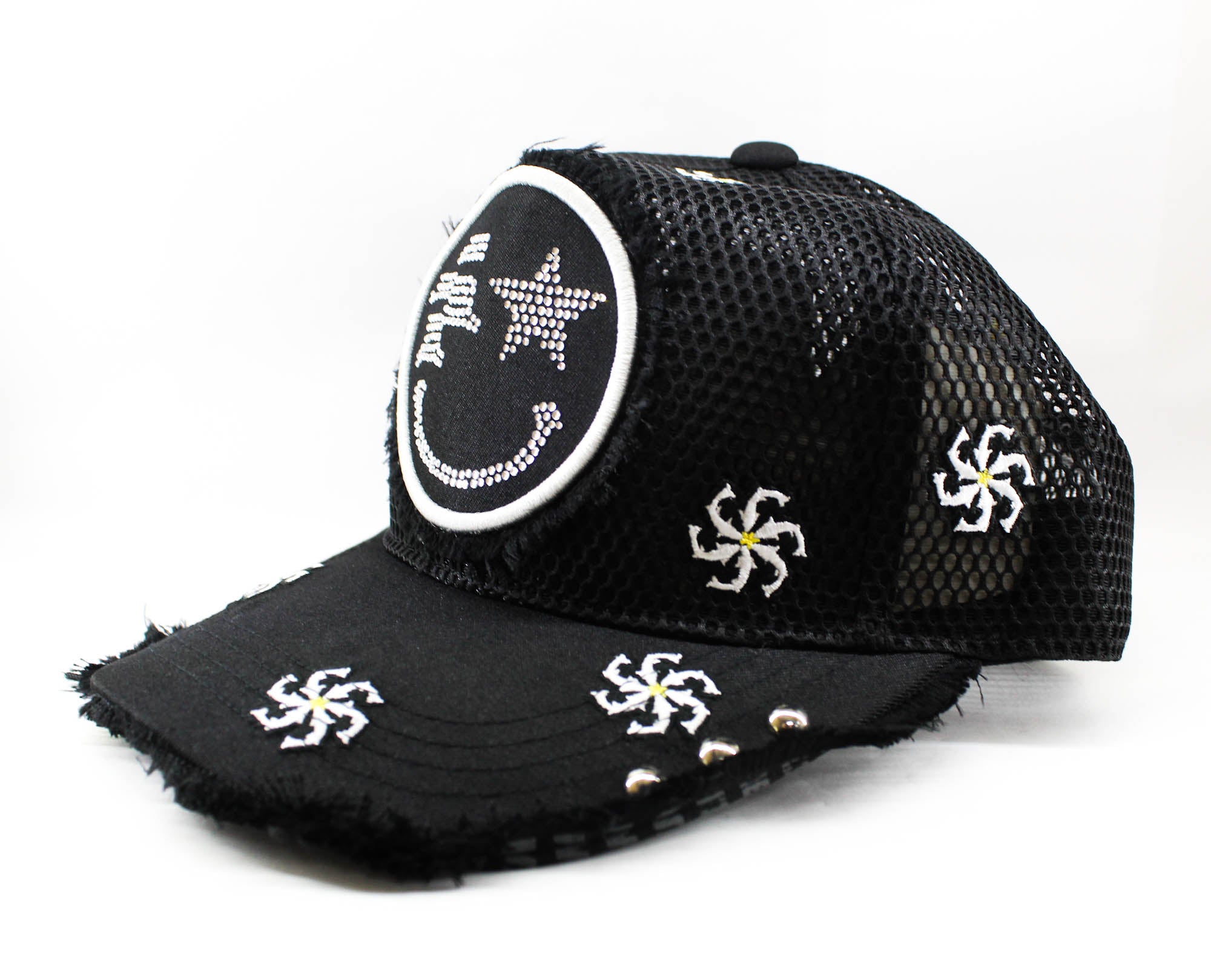 One Bite One Fish OBOF Smile Stone Cap Black (1622)