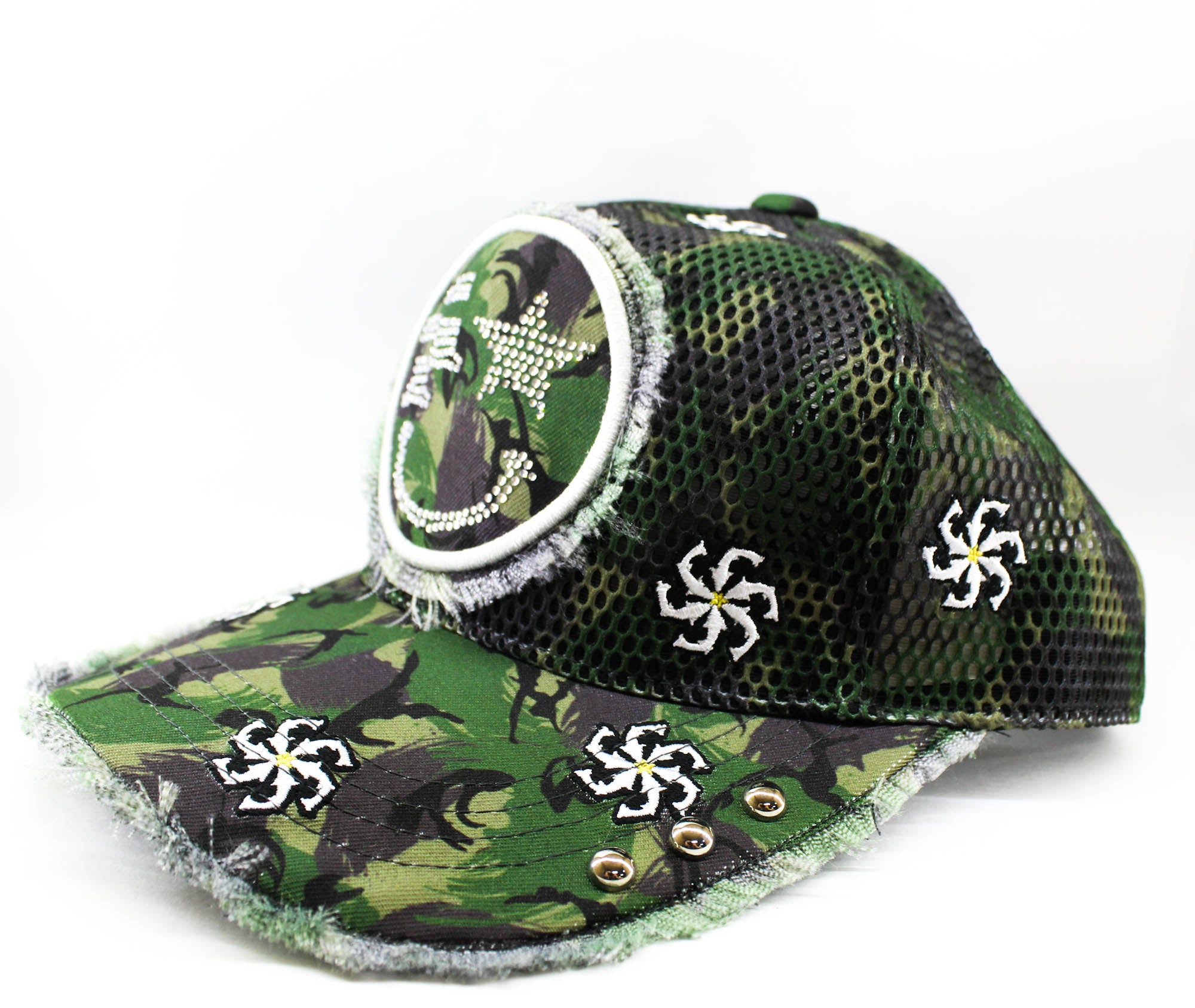 One Bite One Fish OBOF Smile Stone Cap DPM Camo (1639)