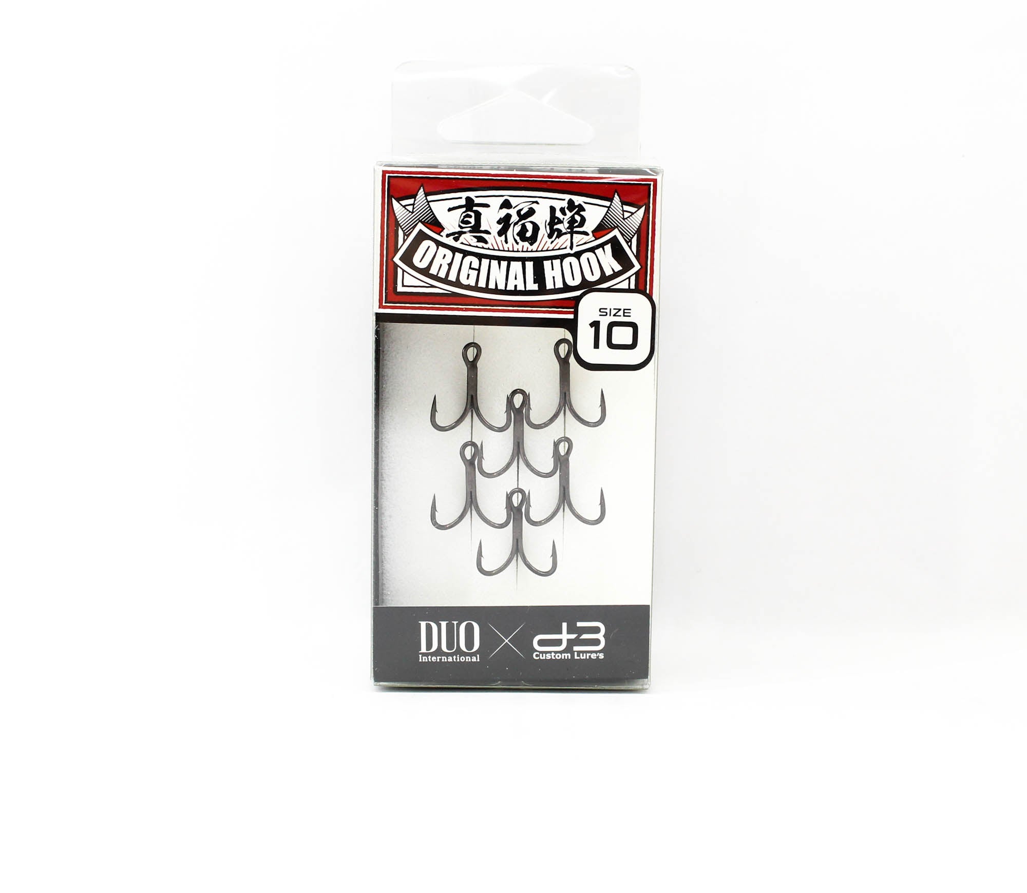 Duo X D-3 Treble Hook Shinfukuzemi Size 10 FK-TR #10 (3220)