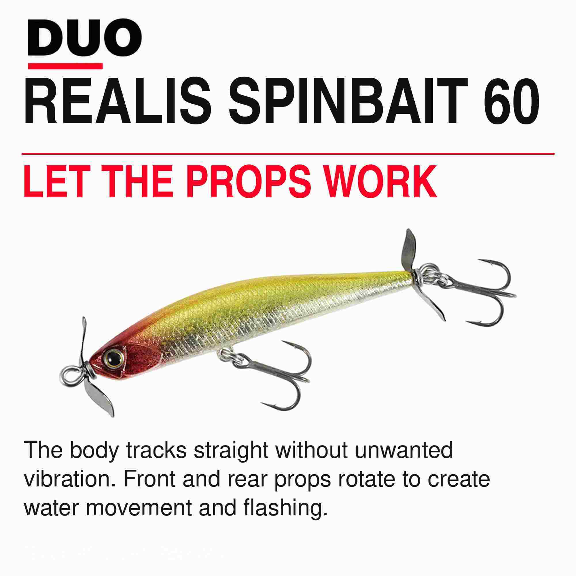 Duo Realis Spin Bait 60 spinbait spybait Sinking Lure CRA3050 (3558)