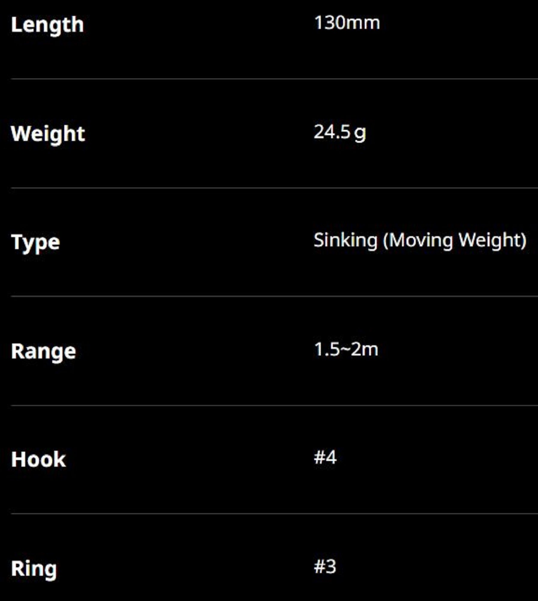 Duo Realis Jerkbait 130S SW Sinking Lure COI3566 (6344)
